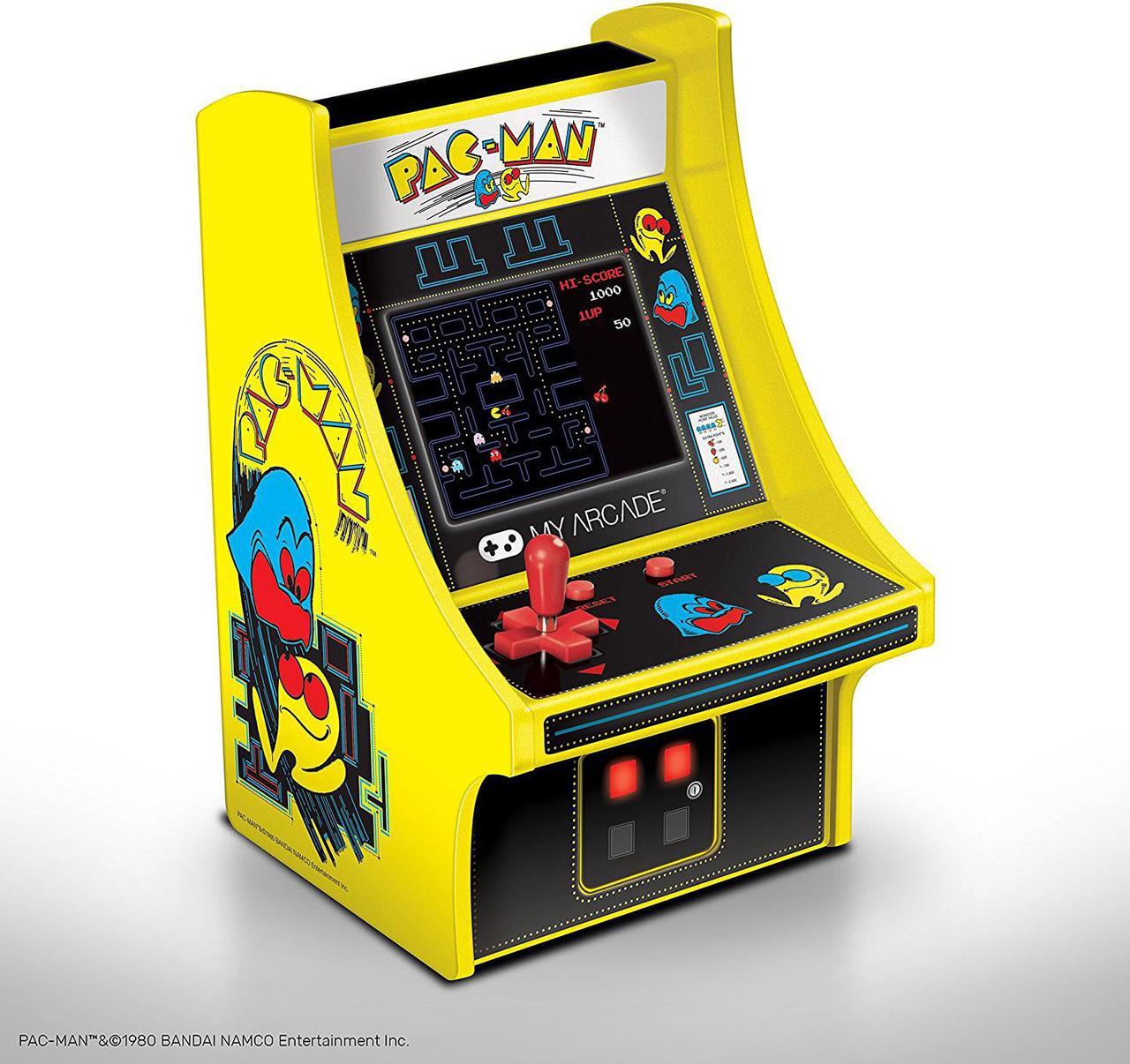 MY ARCADE Bandai Namco PAC-MAN 6" Micro Arcade Machine Portable Handheld Video Game