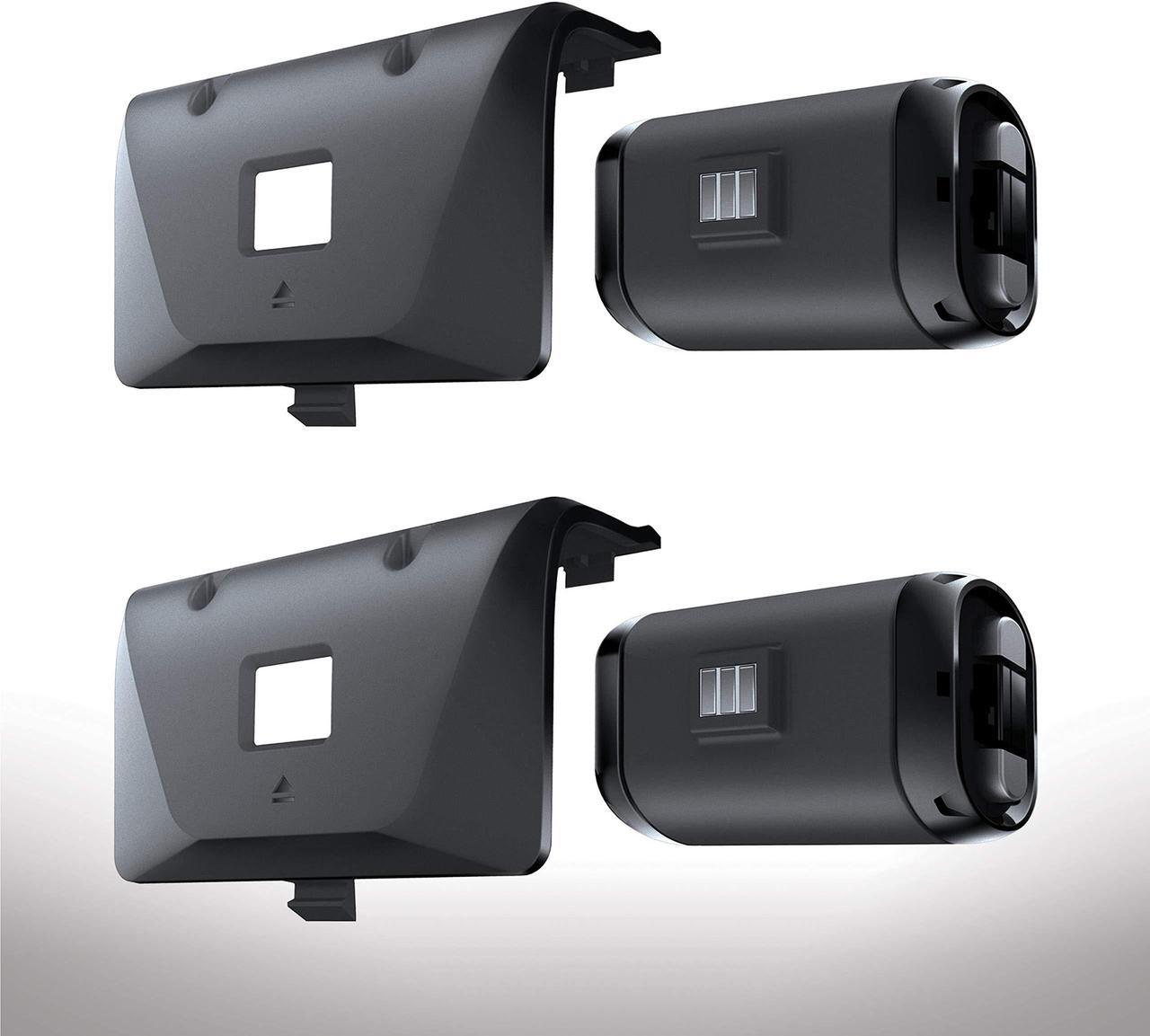 Alt view image 6 of 14 - Bionik Power Stand Controllers Charger Dock with 2 Rechargeable Batteries for Xbox One