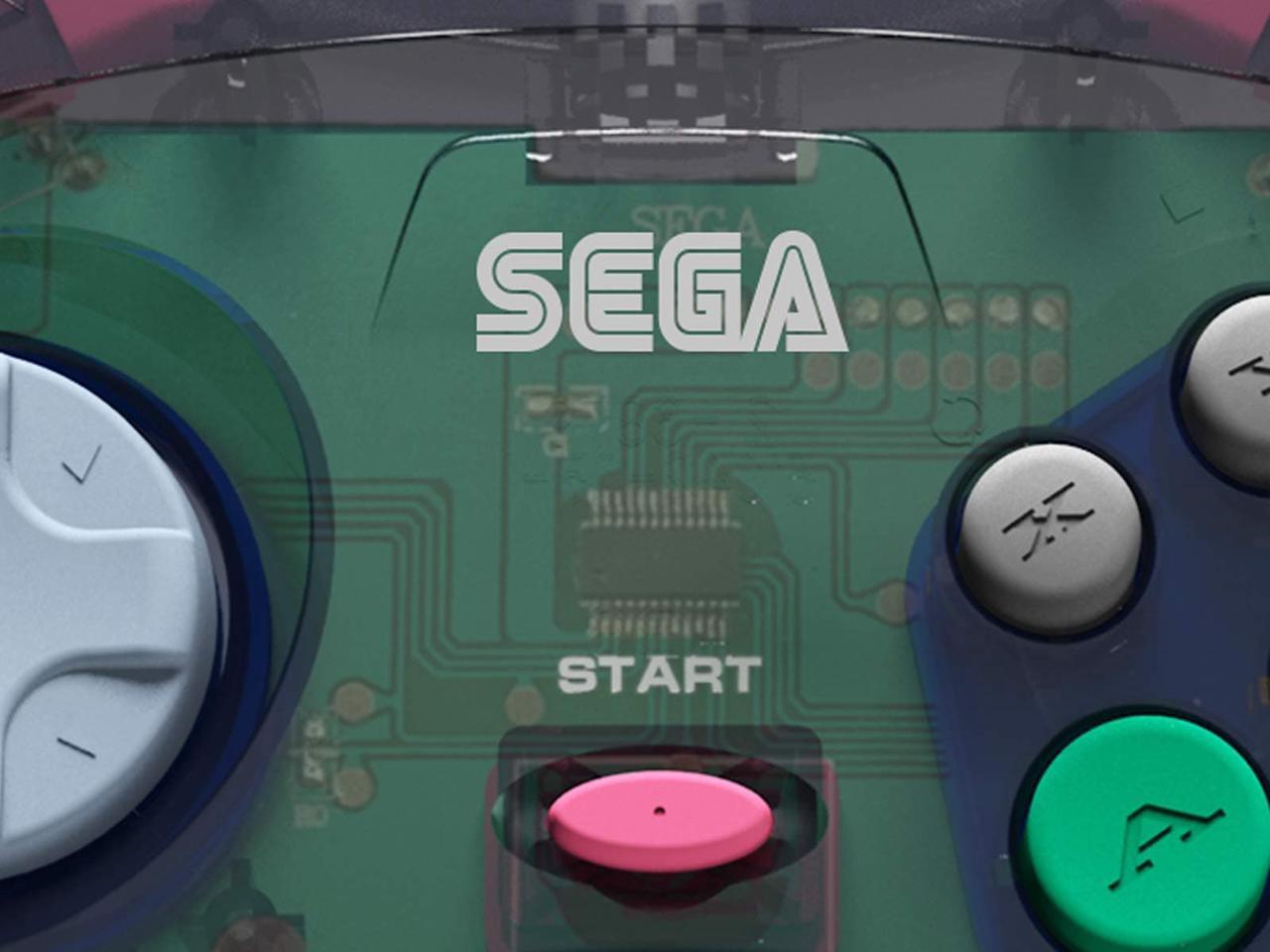 Alt view image 4 of 17 - Retro-Bit Official Sega Saturn USB Controller Pad for PC, Mac, Steam, RetroPie, Raspberry Pi - USB Port - Slate Gray