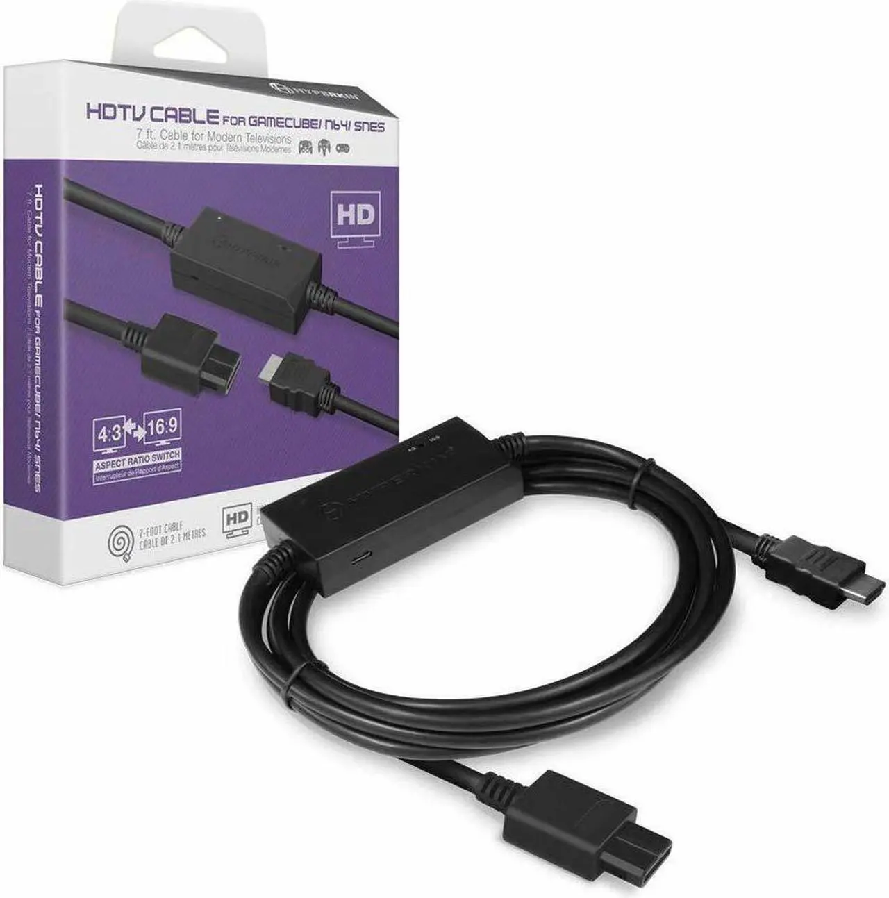 Alt view image 4 of 6 - 3-In-1 HDTV HDMI Cable for GameCube / N64/ Super NES