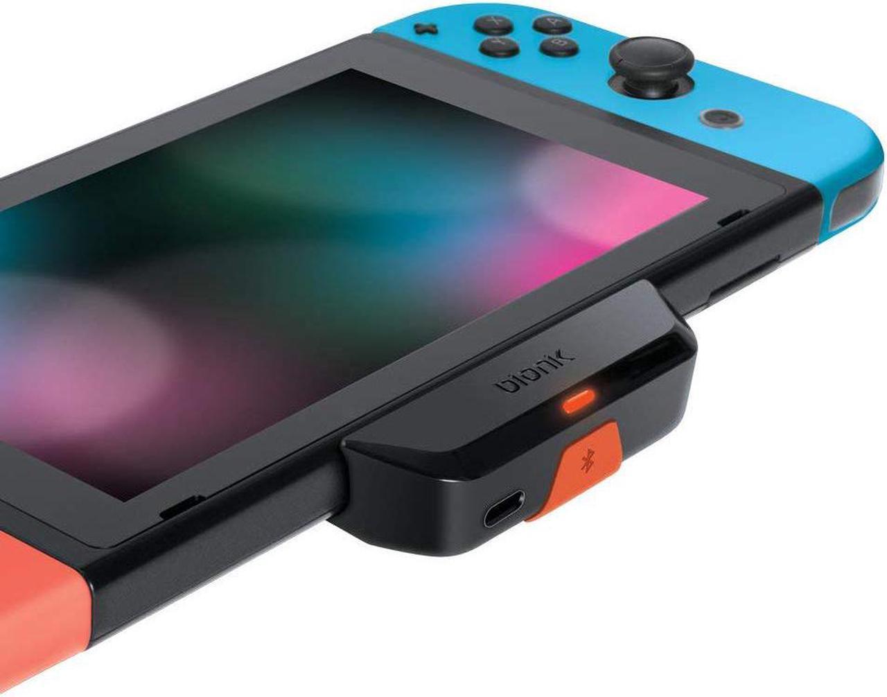 Alt view image 3 of 16 - Bionik BT Audio Sync - USB C Bluetooth Adapter for Nintendo Switch - Compatible with Wireless Bluetooth Earbuds and Headphones Including Apple Airpods, Bose, Beats, Sony, and More