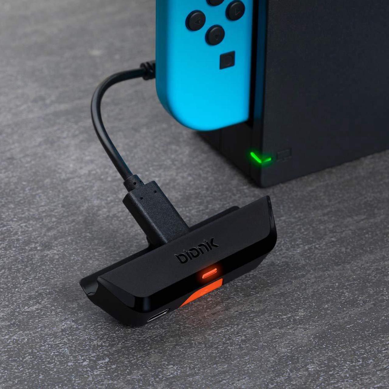 Alt view image 5 of 16 - Bionik BT Audio Sync - USB C Bluetooth Adapter for Nintendo Switch - Compatible with Wireless Bluetooth Earbuds and Headphones Including Apple Airpods, Bose, Beats, Sony, and More