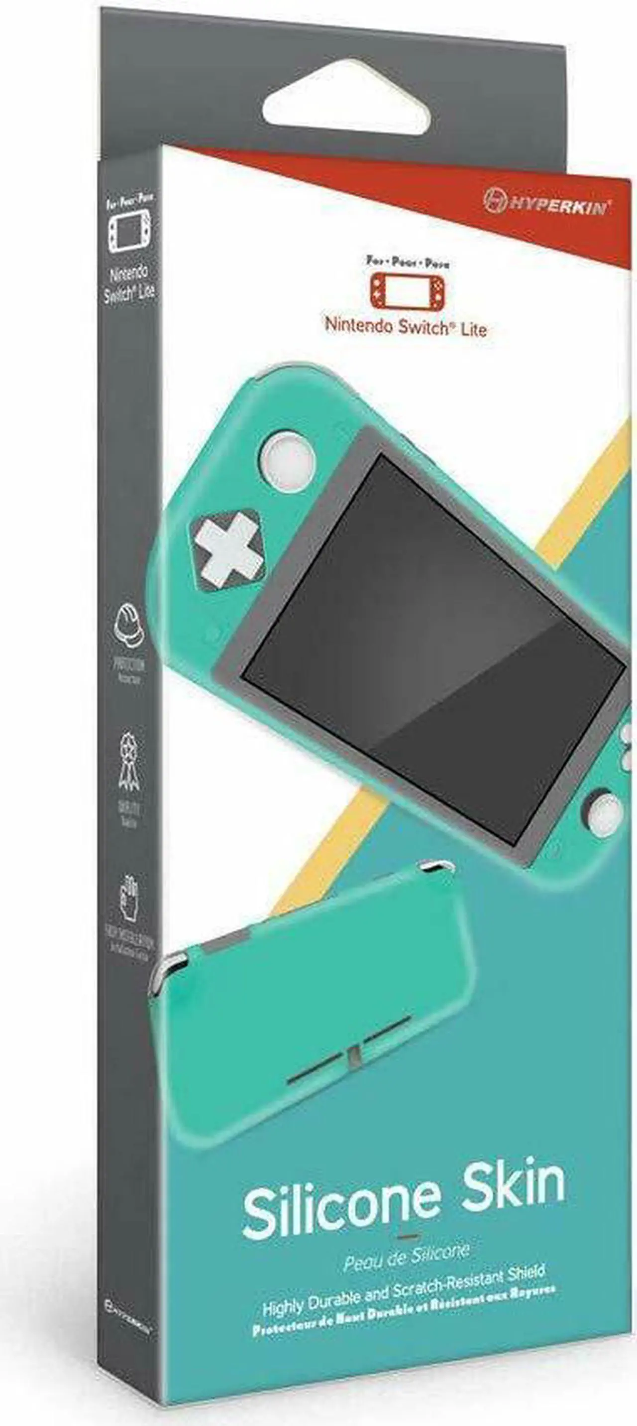 Alt view image 3 of 5 - Hyperkin Silicone Skin Console Case for Nintendo Switch Lite - Turquoise