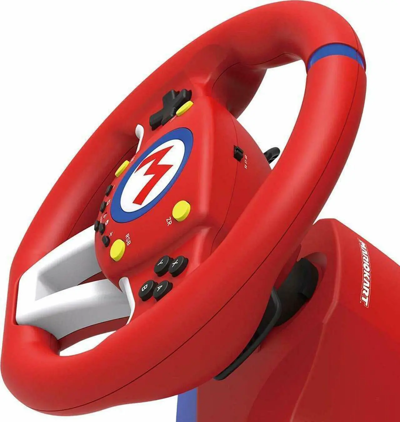 Alt view image 3 of 17 - HORI Nintendo Switch Mario Kart Racing Wheel - Red/ Blue Edition