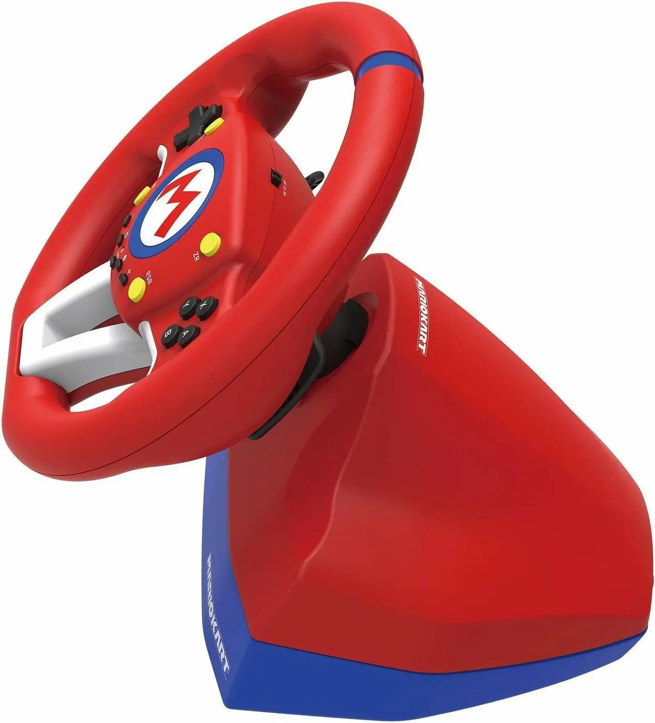 Alt view image 4 of 17 - HORI Nintendo Switch Mario Kart Racing Wheel - Red/ Blue Edition