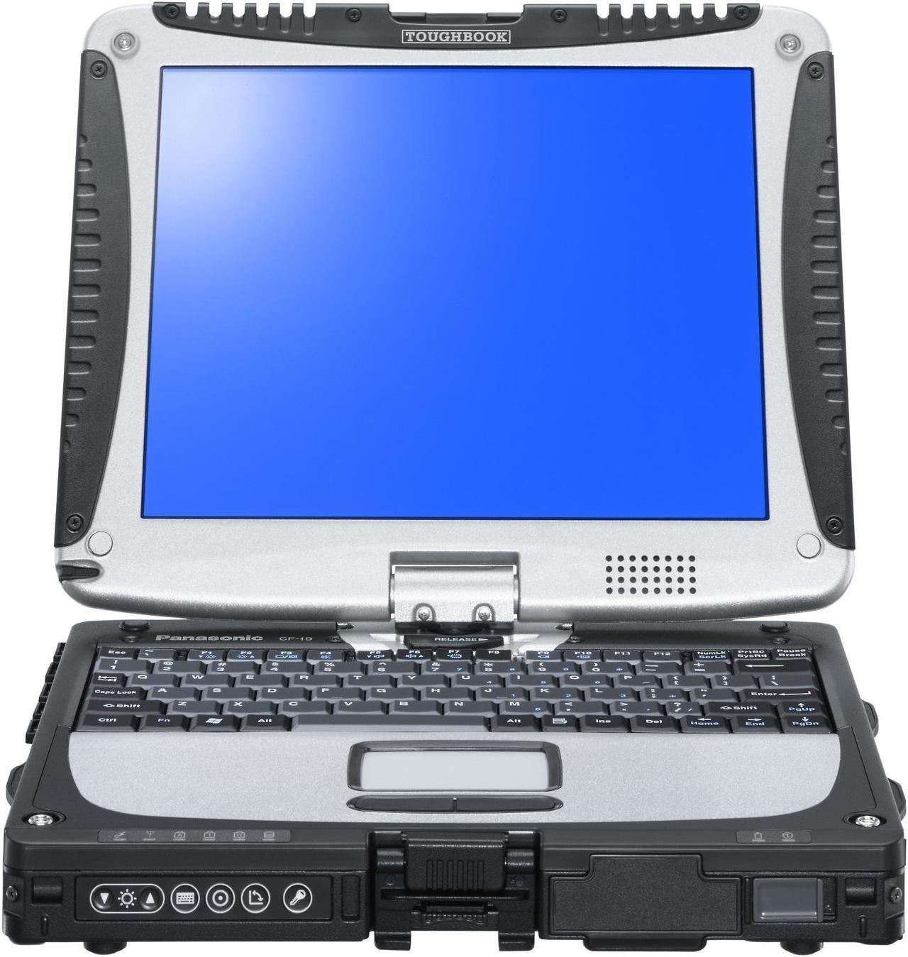 Panasonic A Grade CF-19 Toughbook 10.1-inch (XGA sunlight-viewable LED 1024 x 768) 1.06GHz Core Duo 160 GB HD 2 GB Memory Digitizer Pen Windows XP Pro OS Power Adapter Included