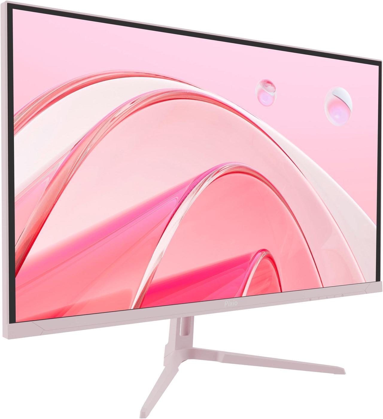Alt view image 2 of 7 - Pixio PX278 Wave Pink 27" Fast IPS FHD 2560 x 1440 180Hz Refresh Rate 1ms GTG Response Time Adaptive Sync Pink Gaming Monitor Pink