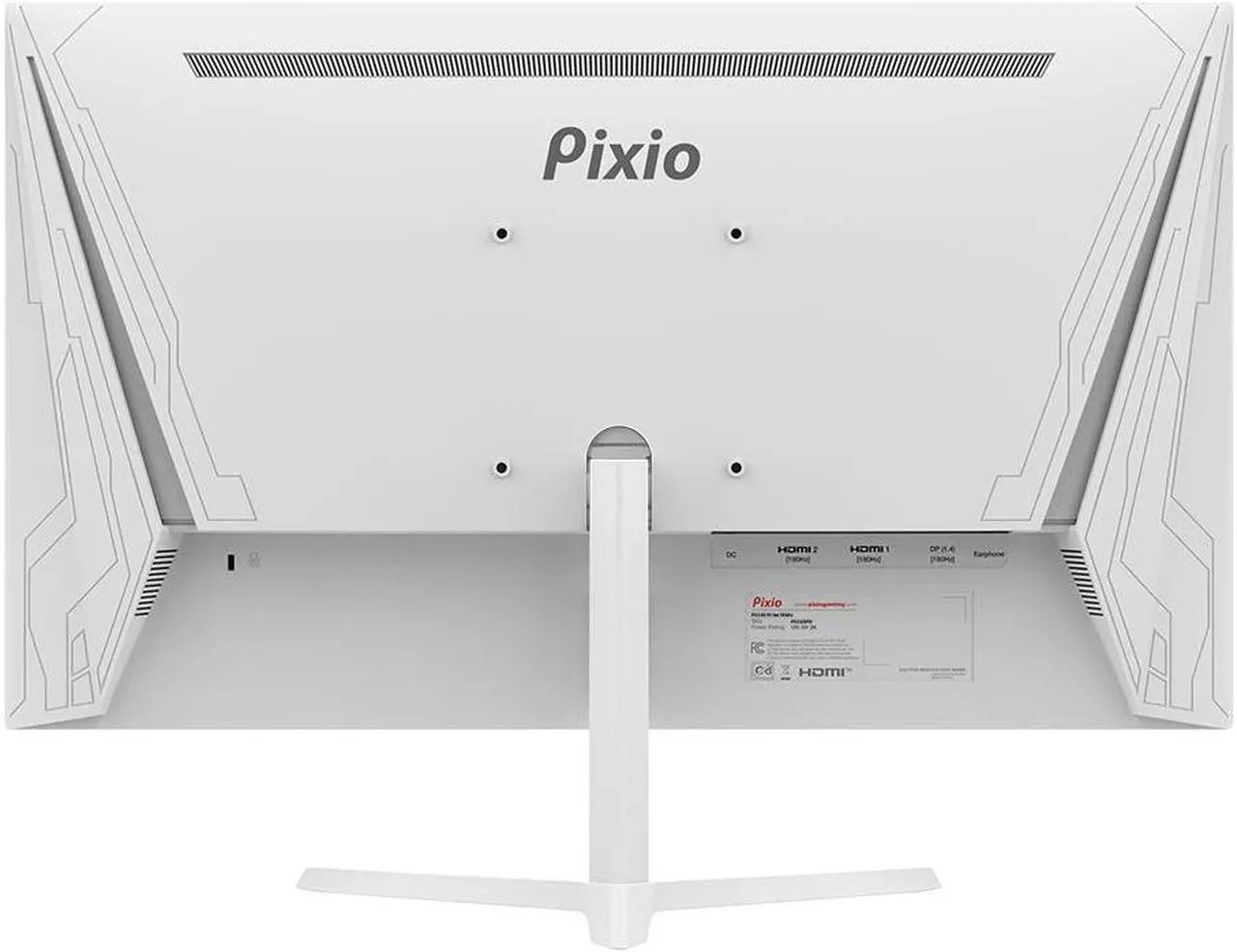 Alt view image 4 of 7 - Pixio PX248 Prime V2 24" White 180Hz Fast-IPS 1ms (GTG) Adaptive Sync Premium Full HD 1920 x 1080 Premier eSports Gaming Monitor White