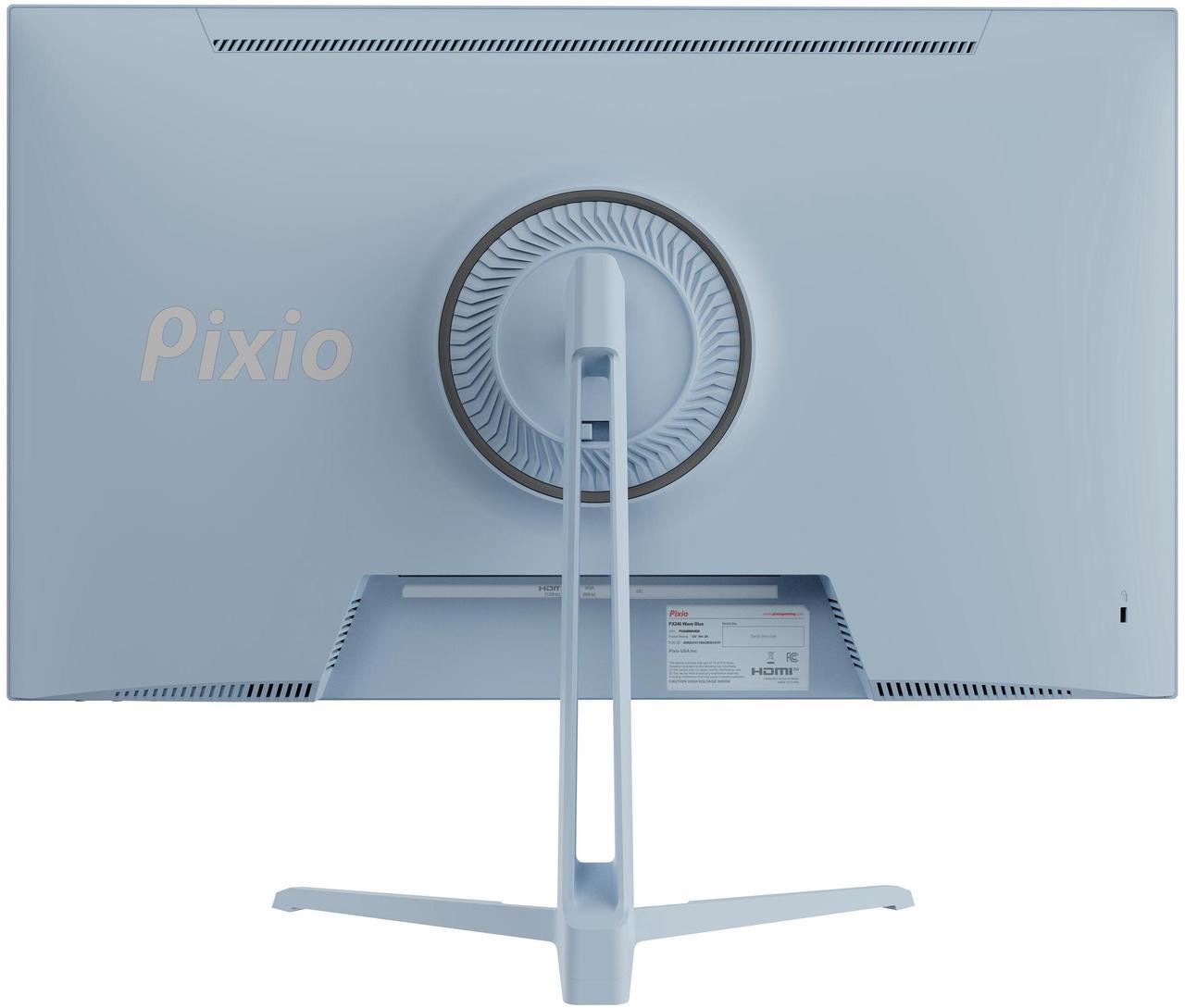 Alt view image 2 of 7 - Pixio PX246 Wave Blue 24 inch 120Hz Refresh Rate FHD 1080p Resolution IPS Panel 4ms GTG Response Time Gaming Monitor with Adaptive Sync Blue