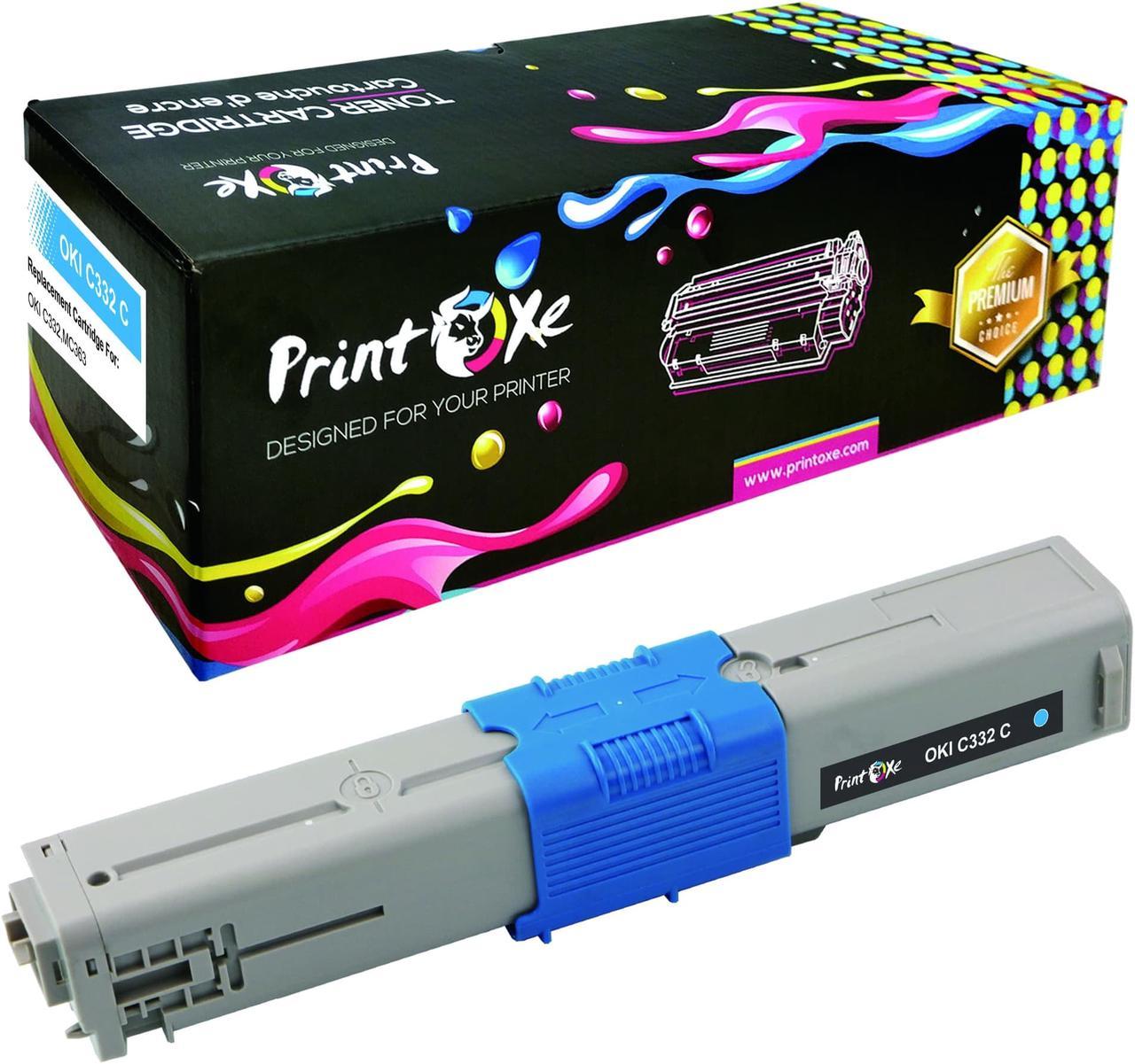 OKI C332 Compatible Cyan 46508703 (Blue) Toner Cartridge for OKIDATA C332 MC363 C332dn MC363dn C332dnw Printers