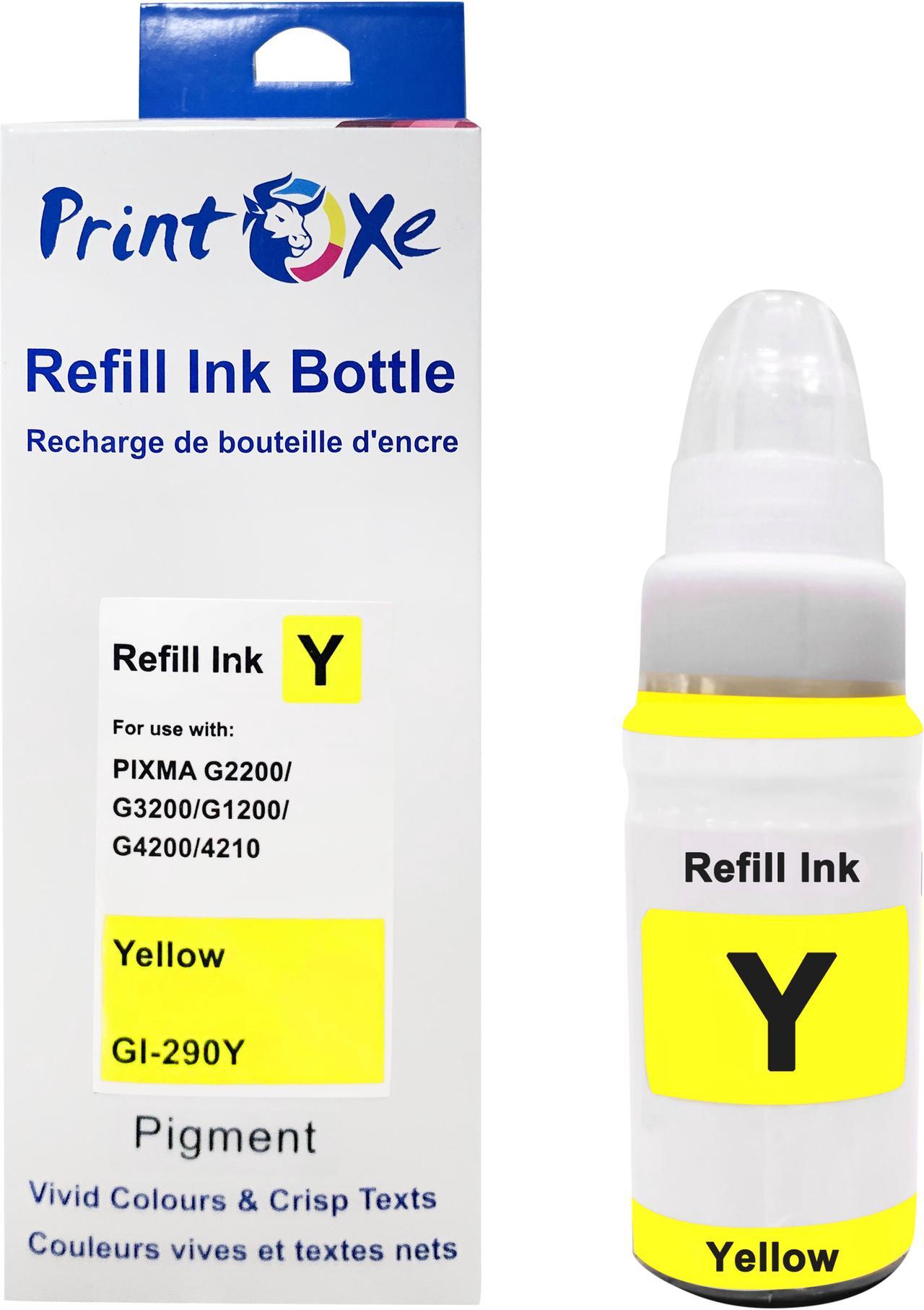 Alt view image 5 of 5 - GI-290 Compatible Ink Refill Bottles 2 Set plus Black GI 290 of 9 Bottles for PIXMA Printers G4200 G4210 G3200 G2200 G1200 G1000 G1100 G1400 G1800 G1900 G2000 G2100 G2400 and others
