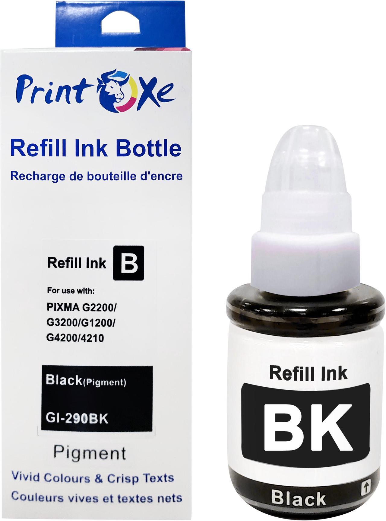 Alt view image 2 of 5 - GI-290 Compatible Ink Refill Bottles 2 Set plus Black GI 290 of 9 Bottles for PIXMA Printers G4200 G4210 G3200 G2200 G1200 G1000 G1100 G1400 G1800 G1900 G2000 G2100 G2400 and others