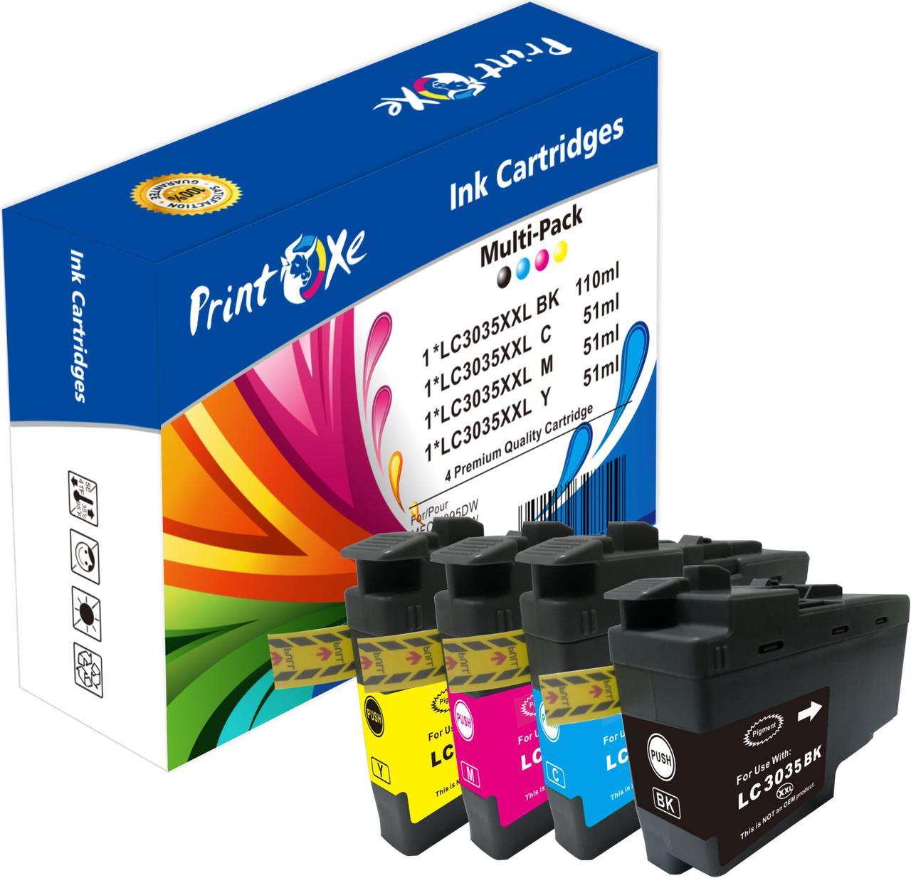 LC3035 XXL Compatible Set of 4 Ink Cartridges LC 3035 High Yield for Brother MFC J995DW / J815DW / J805DW / J805XLDW