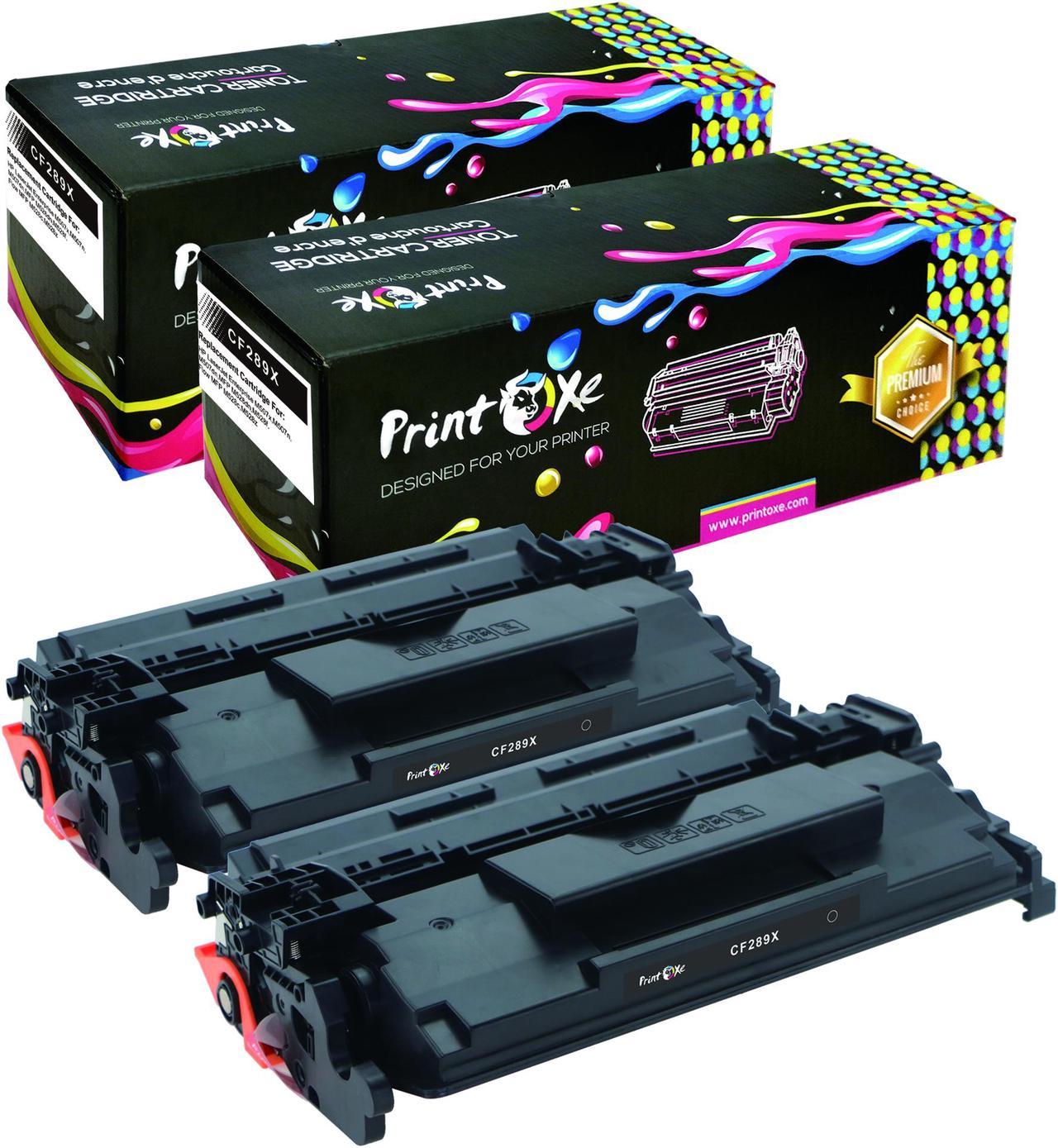 CF289X Compatible 2 Toner Cartridges {Without Chips) High Yield Version of CF289A Yields 10K Pages HP LaserJet Enterprise M507x M507n M507dn and MFP M528dn M528f / Follow MFP M528c & M528z