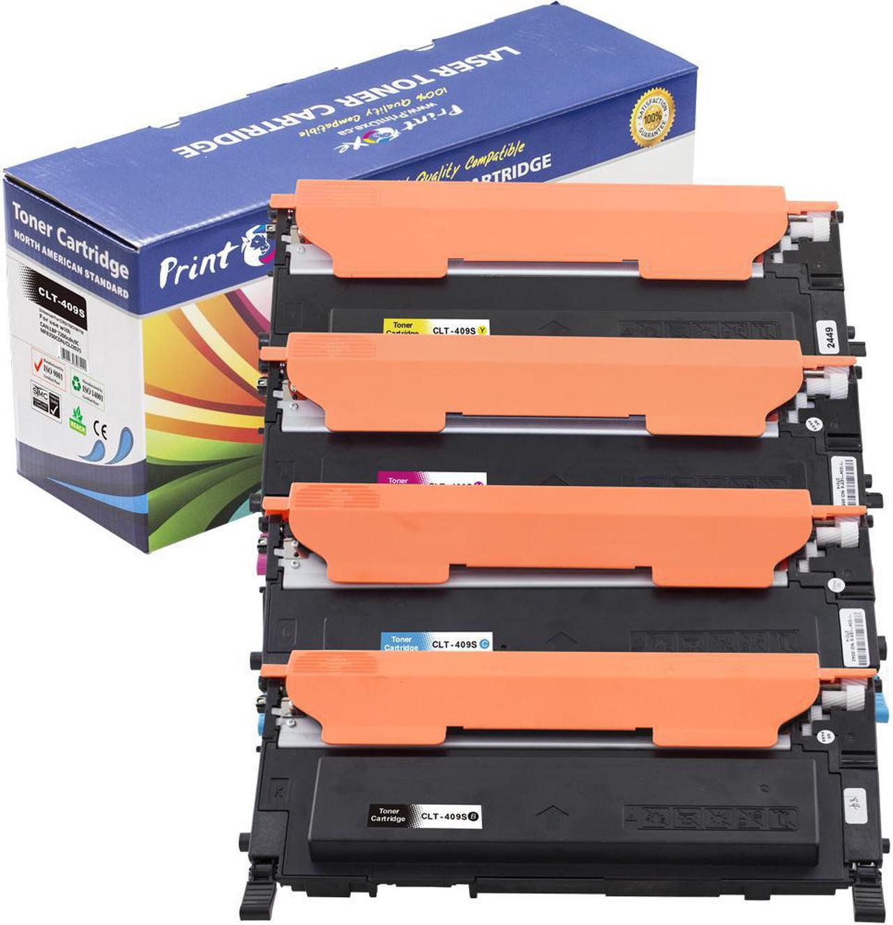 CLT 409S Compatible Set for Samsung CLT-409S 4 Toner Cartridges For CLP-310 CLP-310N CLP-315 CLP-315W CLX-3170FN CLX-3175 CLX-3175N CLX-3175FN CLX-3175FW Printers