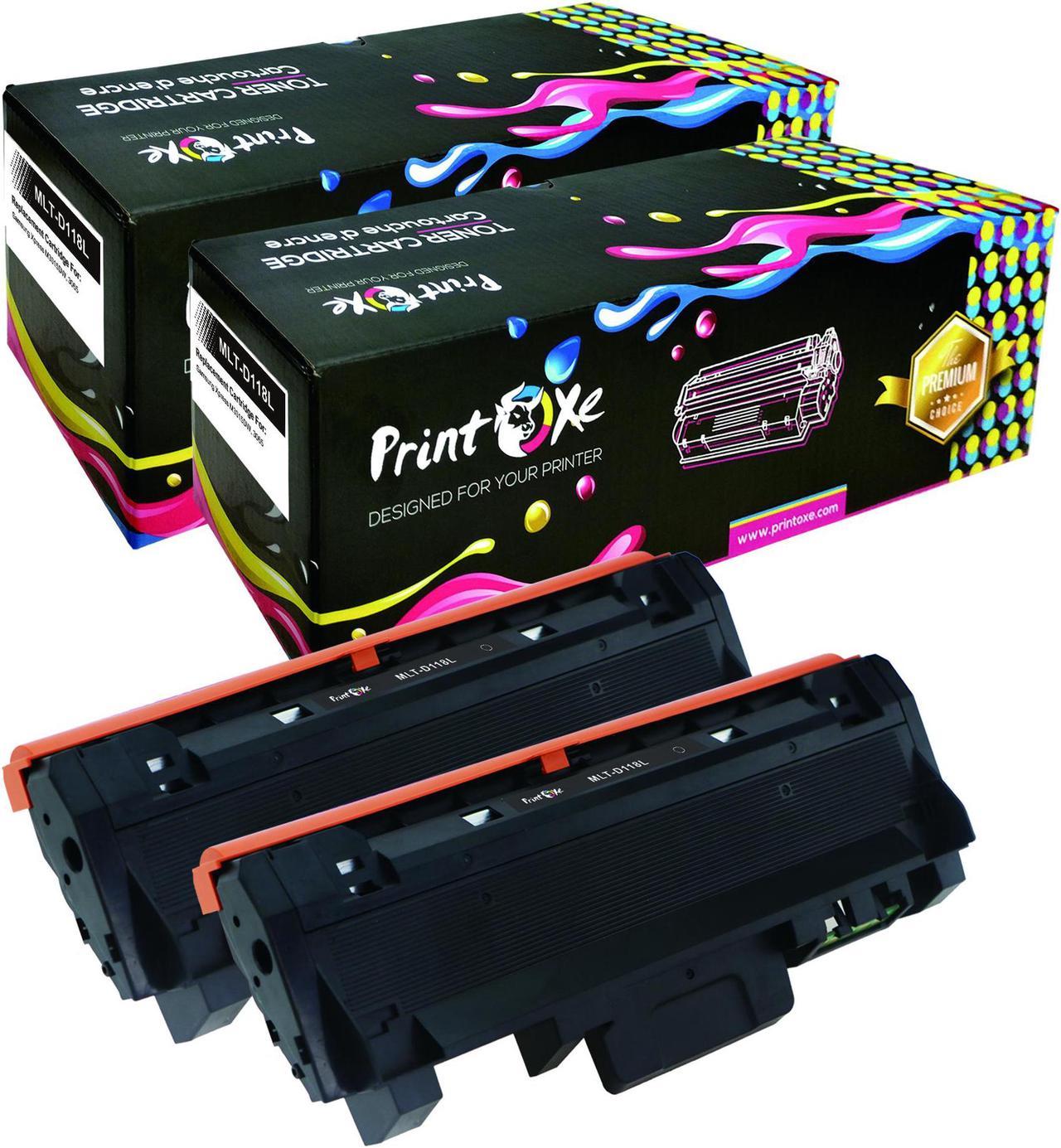 MLT-D118L Compatible 2 Toner Cartridges 118L for Samsung Xpress M3015DW and M3065 FW - High Yield of D118S Delivers 4,000 Pages Each