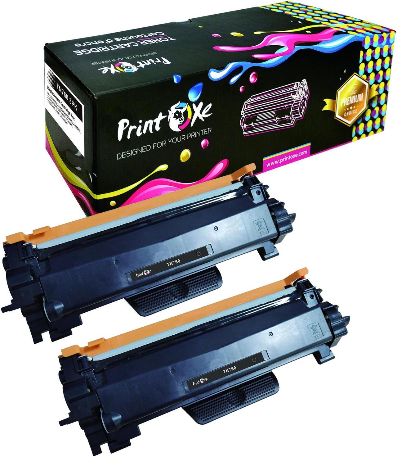 TN760 Compatible 2 Toner Cartridges (With Chips) TN 760 HY TN730 for Brother HL L2350DW L2370DW L2370DWXL L2390DW L2395DW & MFC L2710DW L2730DW L2750DWXL & DCP L2550DW