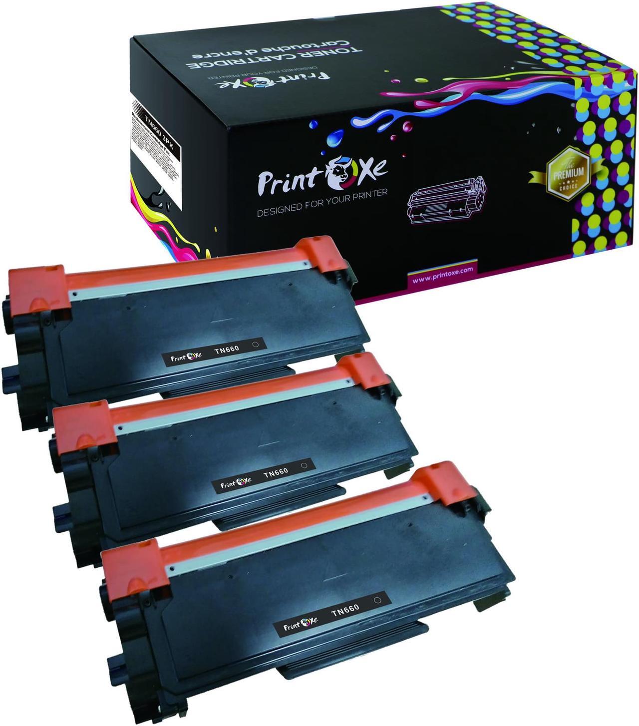 Main image of TN660 Compatible 3 Toner Cartridges TN 660 for Brother HL MFC DCP | Lenovo | Dell Printers (See Exact Compatible Models List Under Description)