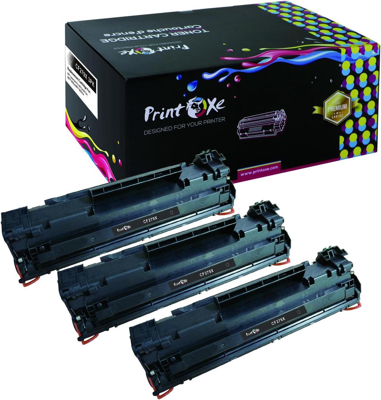 CF279X / 79X Compatible 3 Toners High Yield of CF279A / 79A Each Yield 2,000 Pages for HP LaserJet Pro M12 , M12a , M12w and MFP M26 , MFP M26a , MFP M26nw