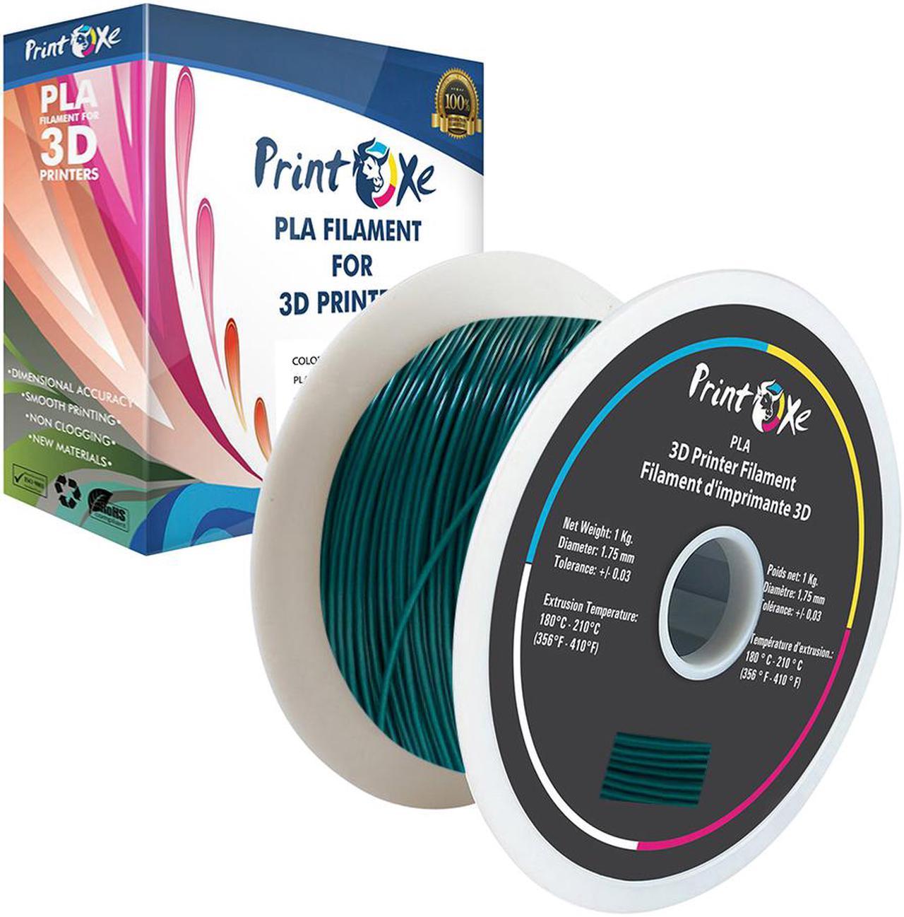 3D Grass Green PLA Printer Filament 1.75-1Kg Spool (2.2 LBs) Dimensional Accuracy +/- 0.03 mm