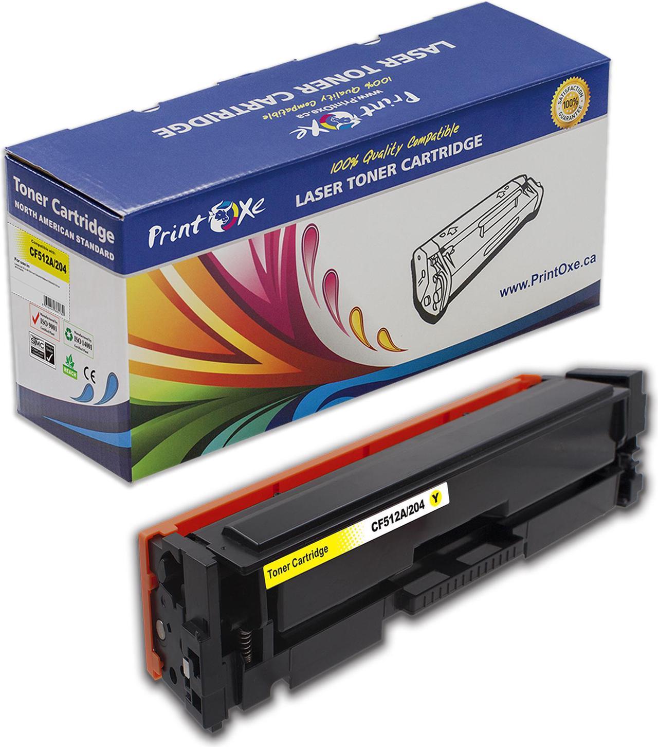 204A Compatible for CF512A Yellow Toner Cartridge | Yellow CF512A | for HP Laserjet Pro M154nw / M180nw / M180n / M181 / M181fw