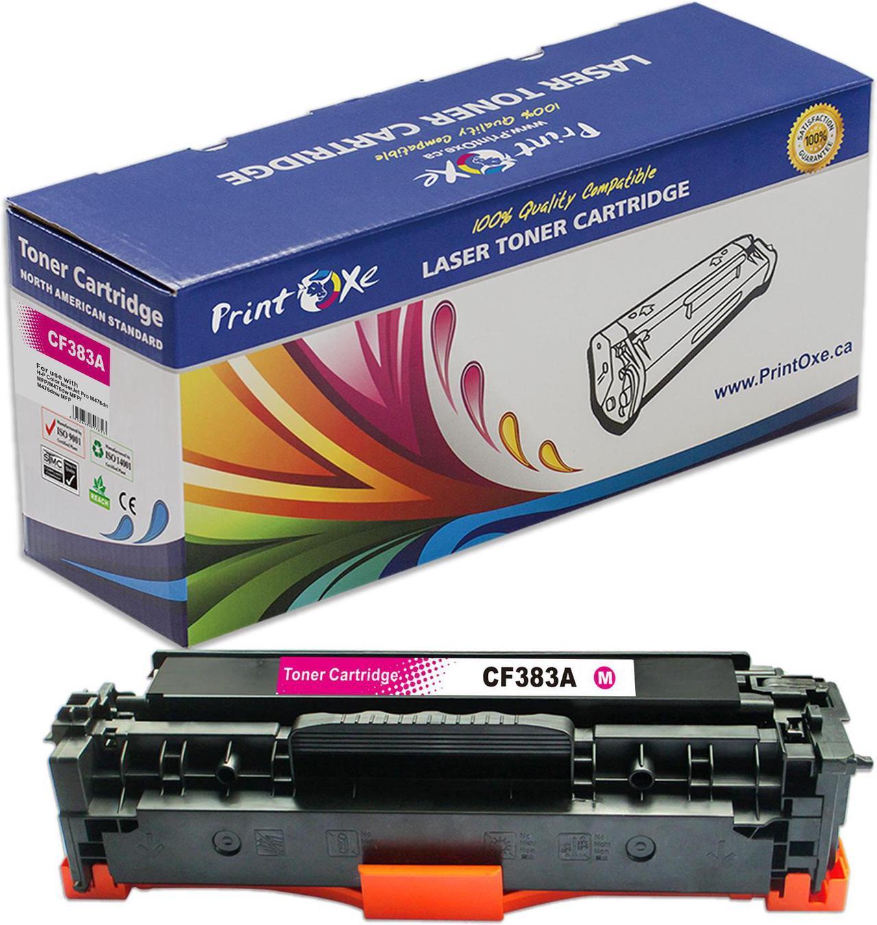 CF383A Compatible Magenta (Red) 312X / 312A Replacement for 83A Yields 2,700 Pages for HP Color Laserjet Pro MFP M476dn M476dw M476dnw (Non OEM)