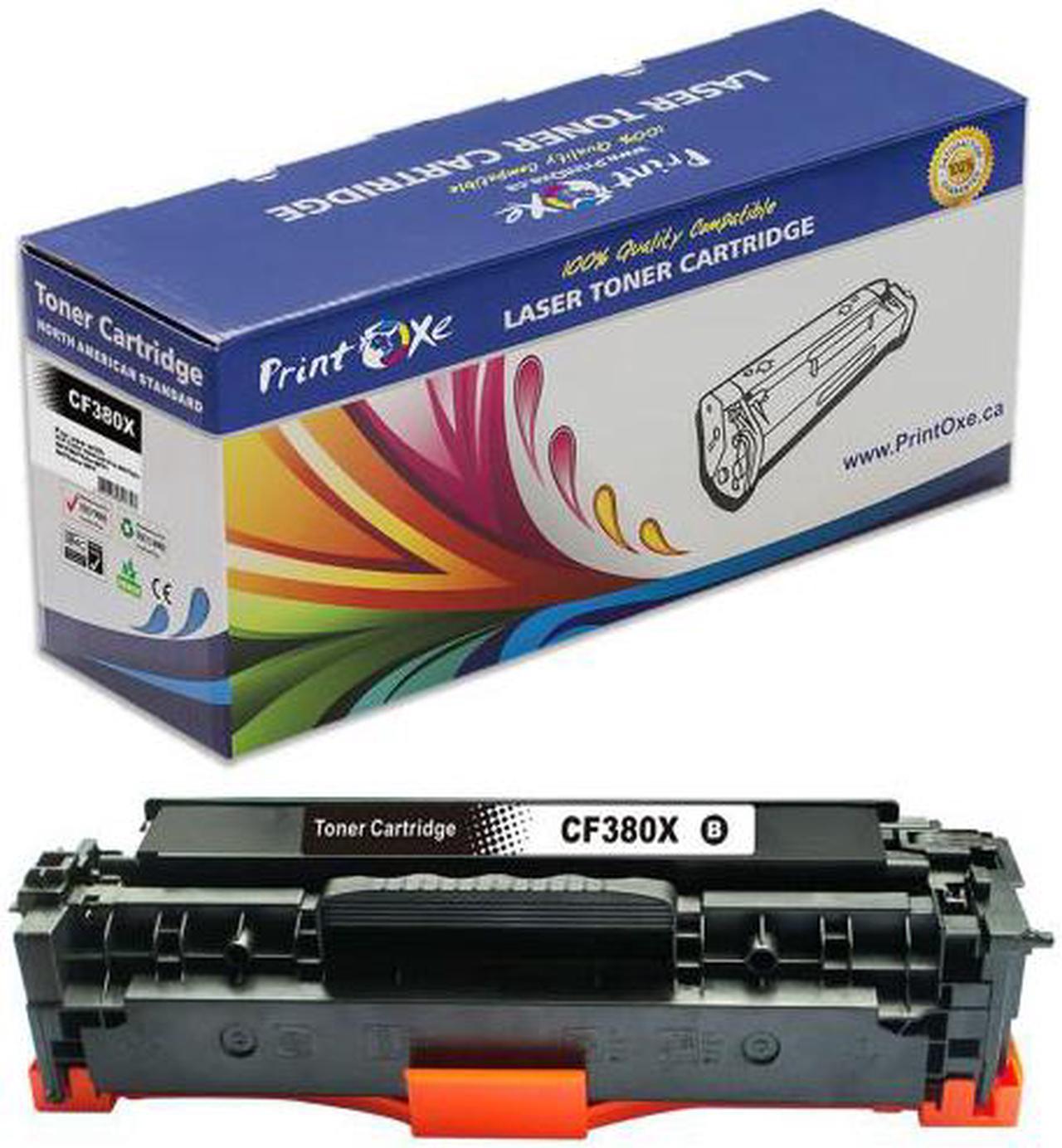 CF380X Compatible Black Replacement for 312X / 312A High Yield CF380X High Yield Version of CF380A Yields 4,400 Pages 80X /80A for HP Color LaserJet Pro MFP M476dn M476dw M476dnw (Non OEM)