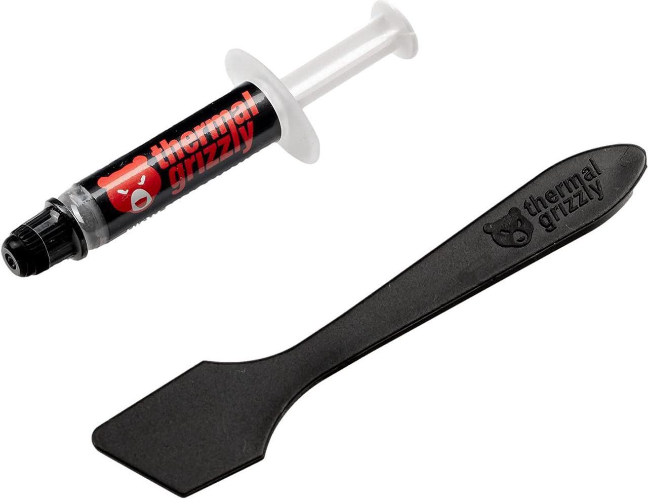 Alt view image 3 of 3 - Thermal Grizzly Kryonaut Thermal Grease Paste - 1.0 Gram + Extra Spatula & 2X CPU Cleaning Pads