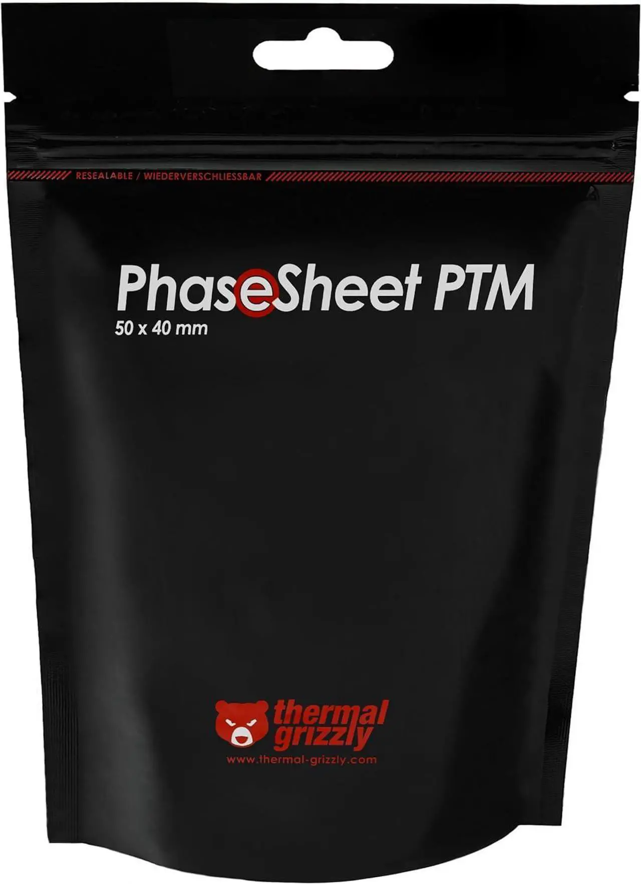 Alt view image 3 of 8 - Thermal Grizzly - Phase Sheet PTM (50x40mm)- High-Performance Thermal pad with Phase Change Material | Durable, not electrically Conductive | for CPU, GPU & Electronics Cooling