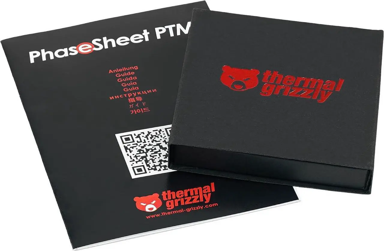 Alt view image 4 of 8 - Thermal Grizzly - Phase Sheet PTM (50x40mm)- High-Performance Thermal pad with Phase Change Material | Durable, not electrically Conductive | for CPU, GPU & Electronics Cooling