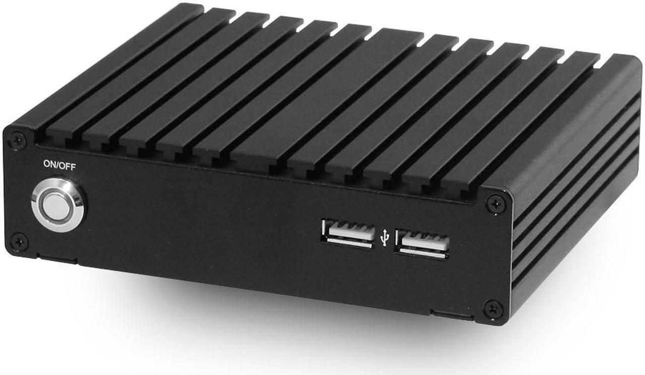 Alt view image 2 of 4 - Jetway HBJC420P891-4105B Quad Core Fanless Mini PC, Dual Display, 4GB Memory, 120GB M.2