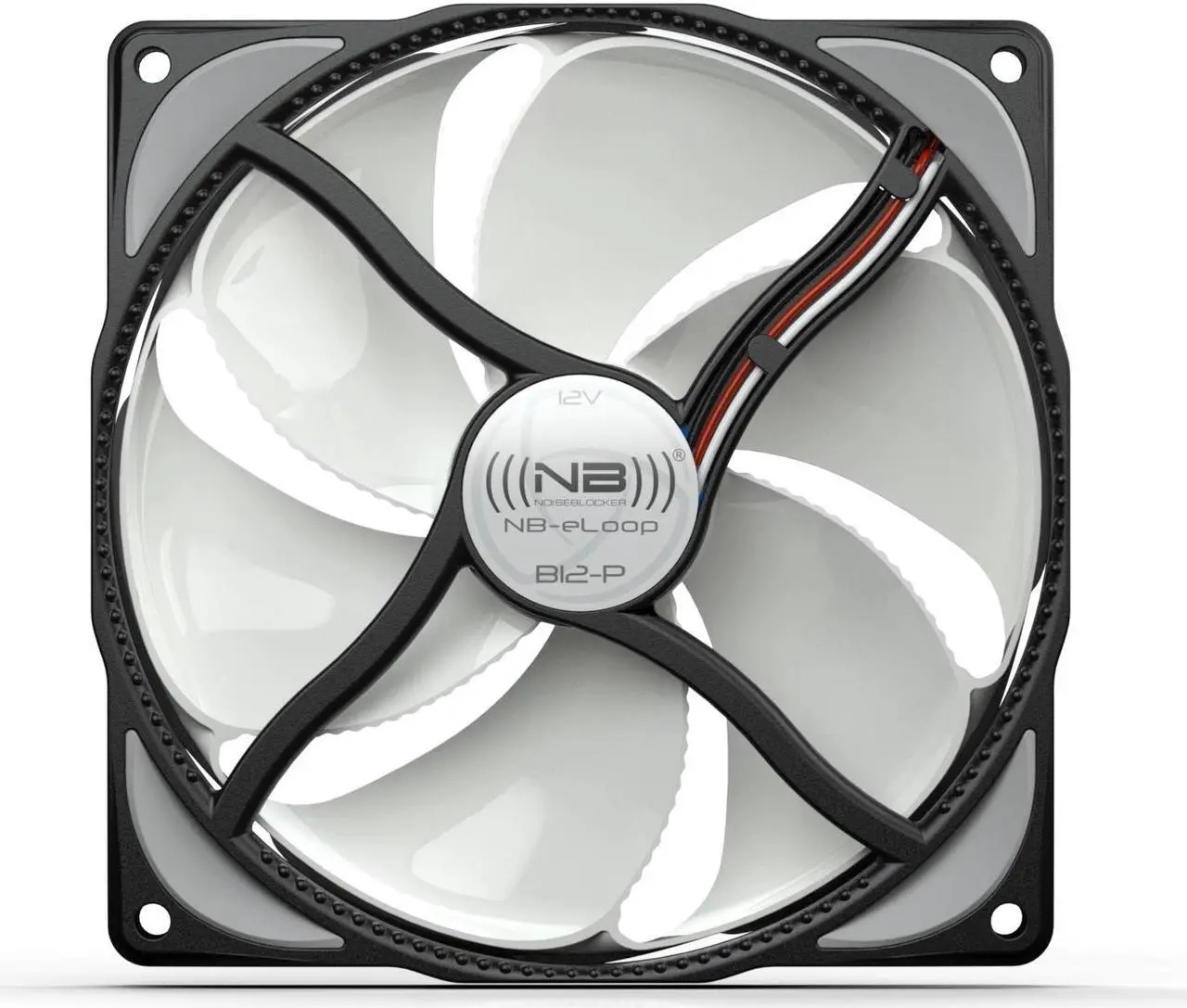 Main image of Noiseblocker NB-eLoop B12-P 120mm PWM Fan, 2000RPM, 77.9CFM, 28.4dBA