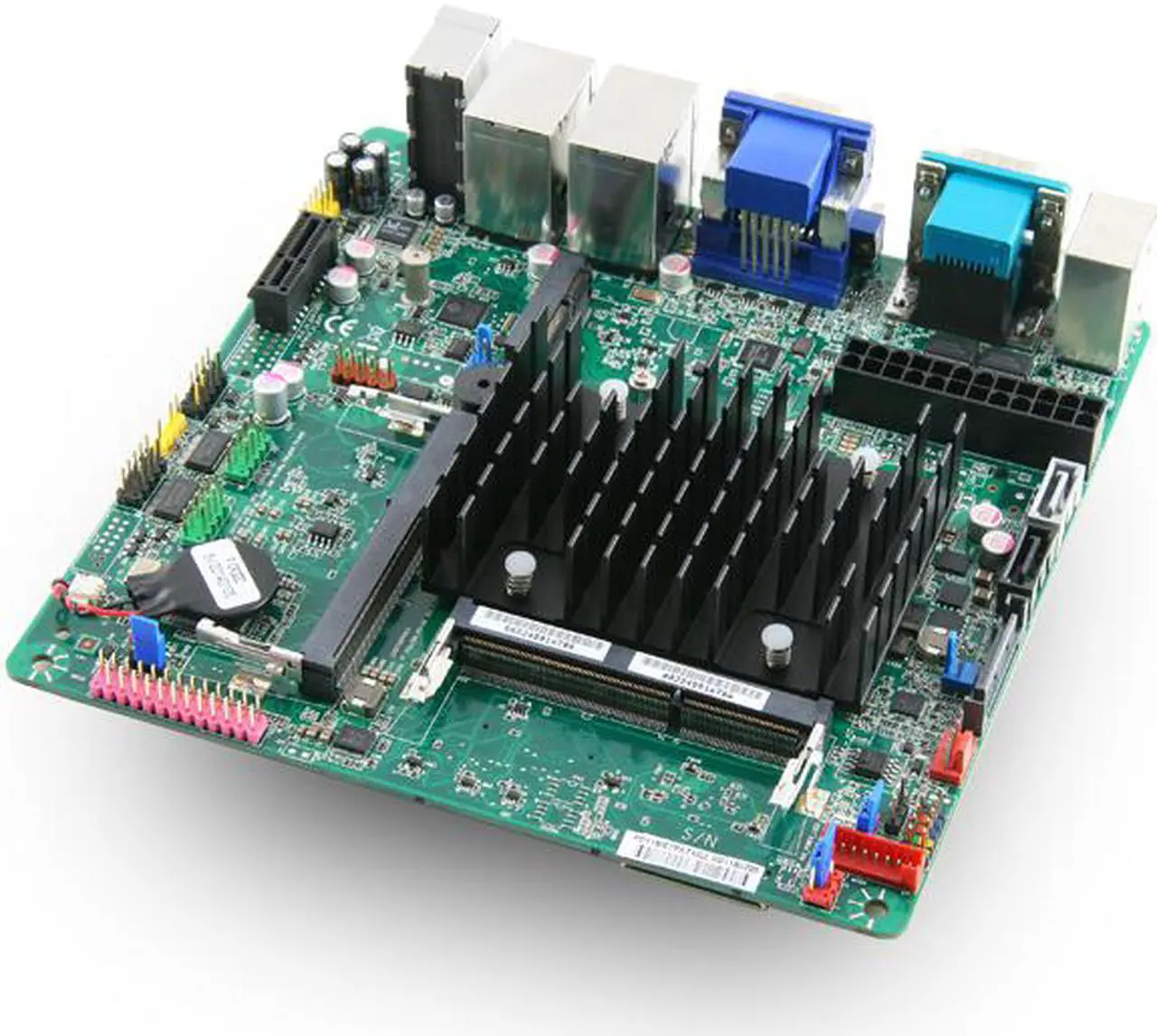 Alt view image 2 of 5 - Mitac PD11BI CC Mini-ITX Motherboard w/ Intel Celeron J1900, Dual LAN