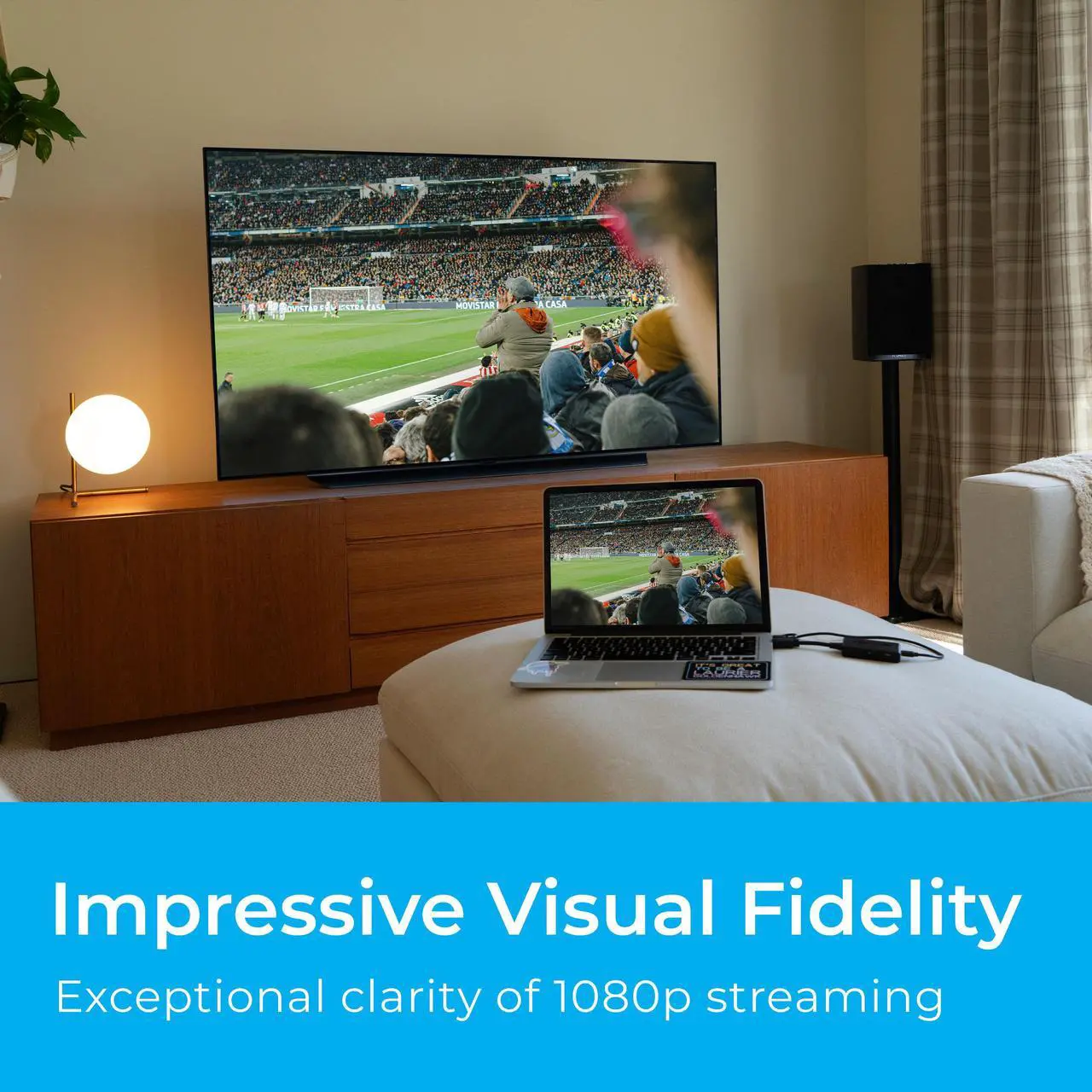 Alt view image 3 of 7 - Nyrius Orion Prime Wireless HDMI-to-HDMI Video Transmitter & Receiver, Plug & Play Extender, Stream Full HD 1080p up to 150ft from PC, Laptop, Cable/Satellite Box to a TV or Projector (TDD20)