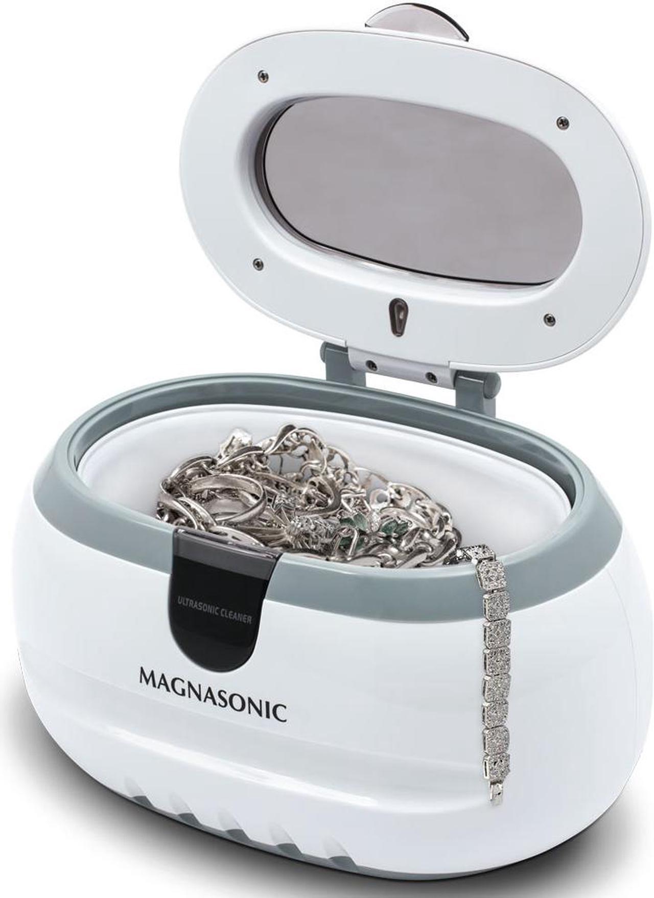 Magnasonic Professional Ultrasonic Jewelry Cleaner Machine for Cleaning Eyeglasses, Watches, Rings, Necklaces, Coins, Razors, Combs, Tools, Parts, Instruments (CD2800)