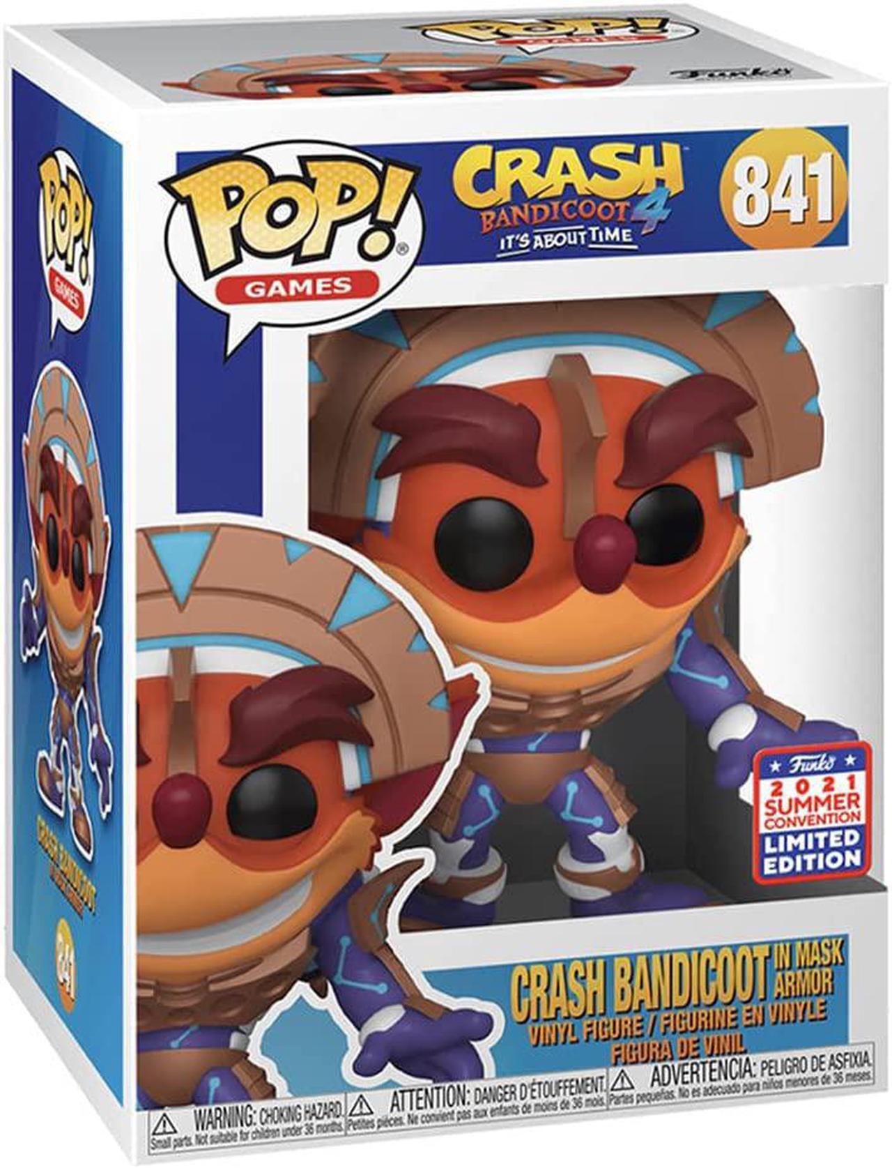 Main image of Funko Pop! Crash Bandicoot in Mask Armor 841