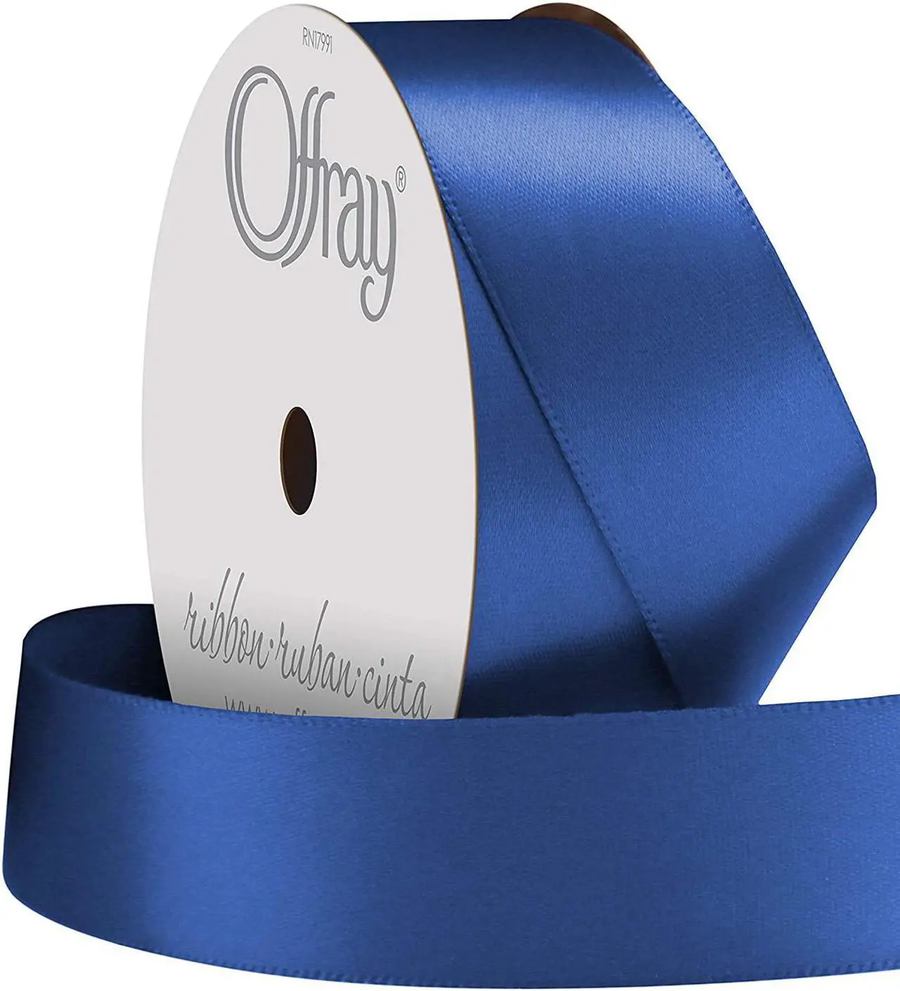 Main image of Single Face Satin Ribbon 7/8"X18 Royal 079856067079