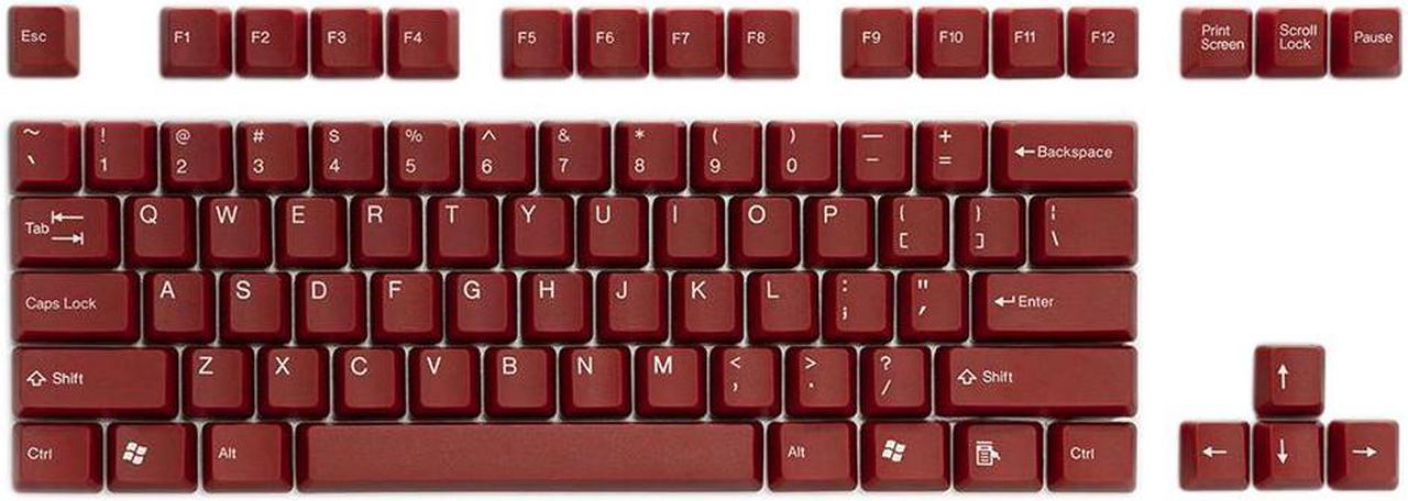 All Red ABS Keycap Set