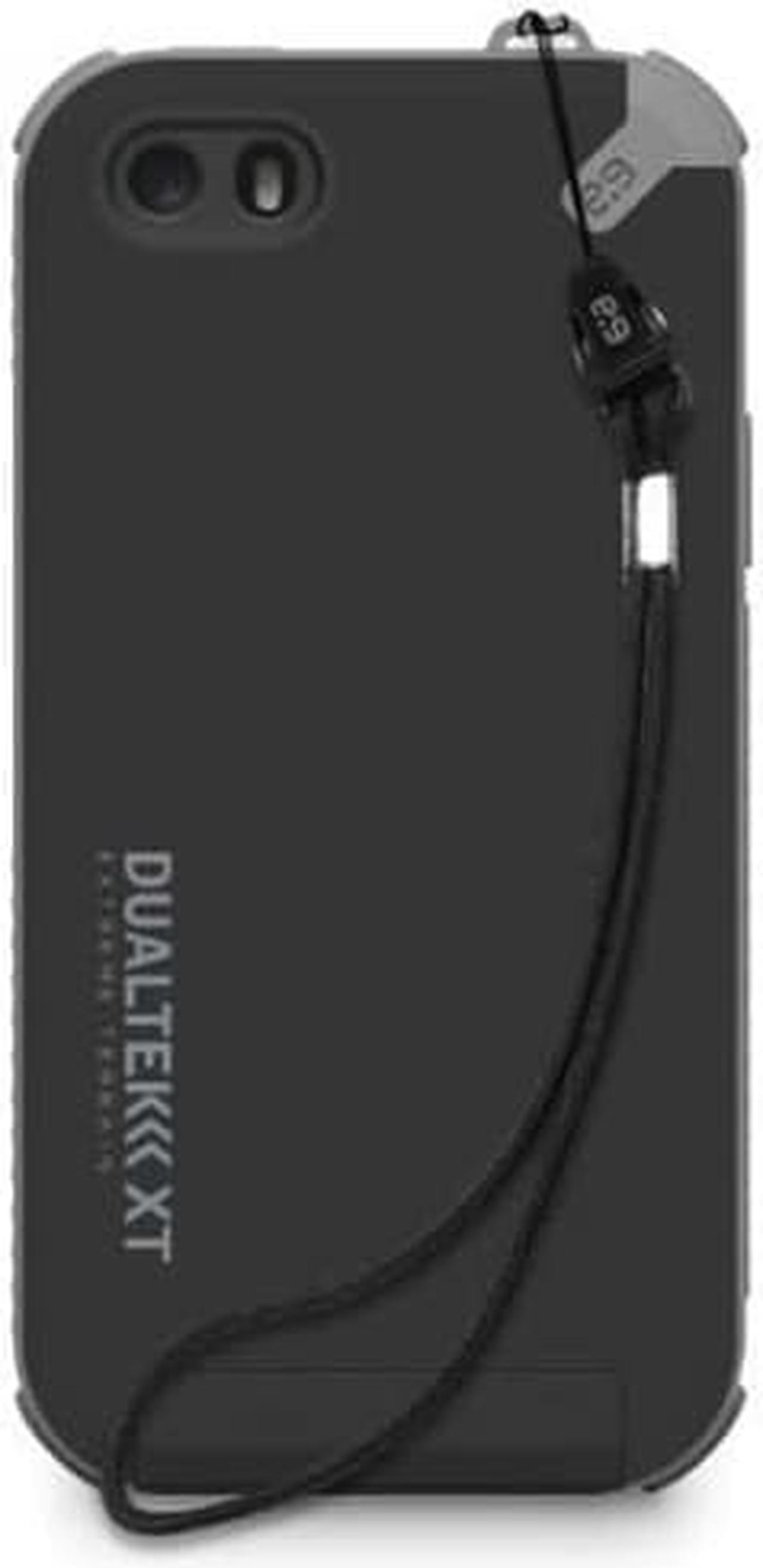 Alt view image 7 of 10 - PUREGEAR BLACK/GRAY DUALTEK-XT CASE BUILT-IN SCREEN PROTECTOR FOR iPHONE 5 5s