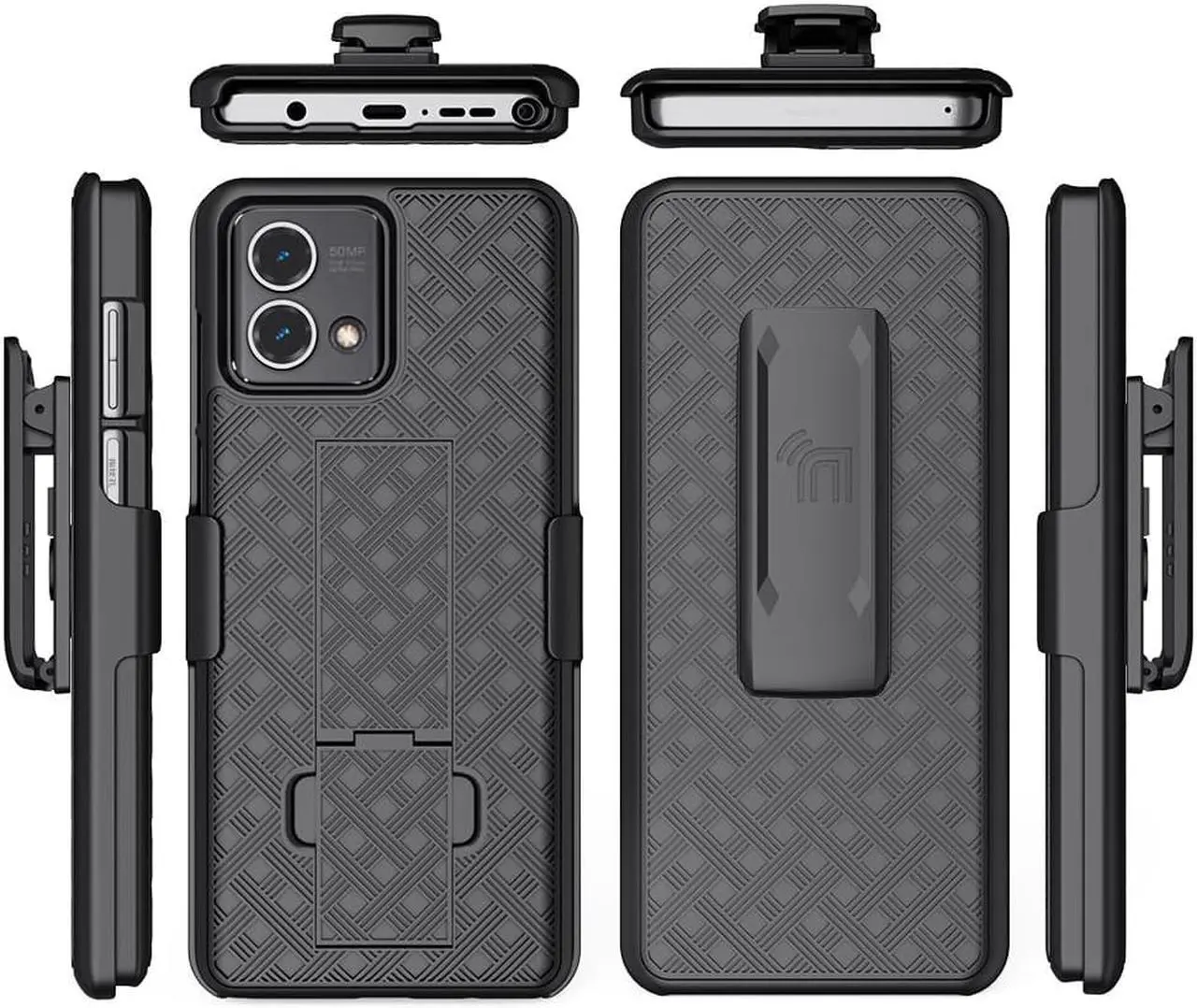 Alt view image 6 of 7 - AquaFlex Transparent Anti-Shock Clear Case Slim Cover for OnePlus Nord N10 5G