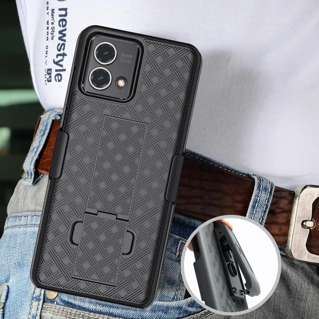 Alt view image 7 of 7 - AquaFlex Transparent Anti-Shock Clear Case Slim Cover for OnePlus Nord N10 5G