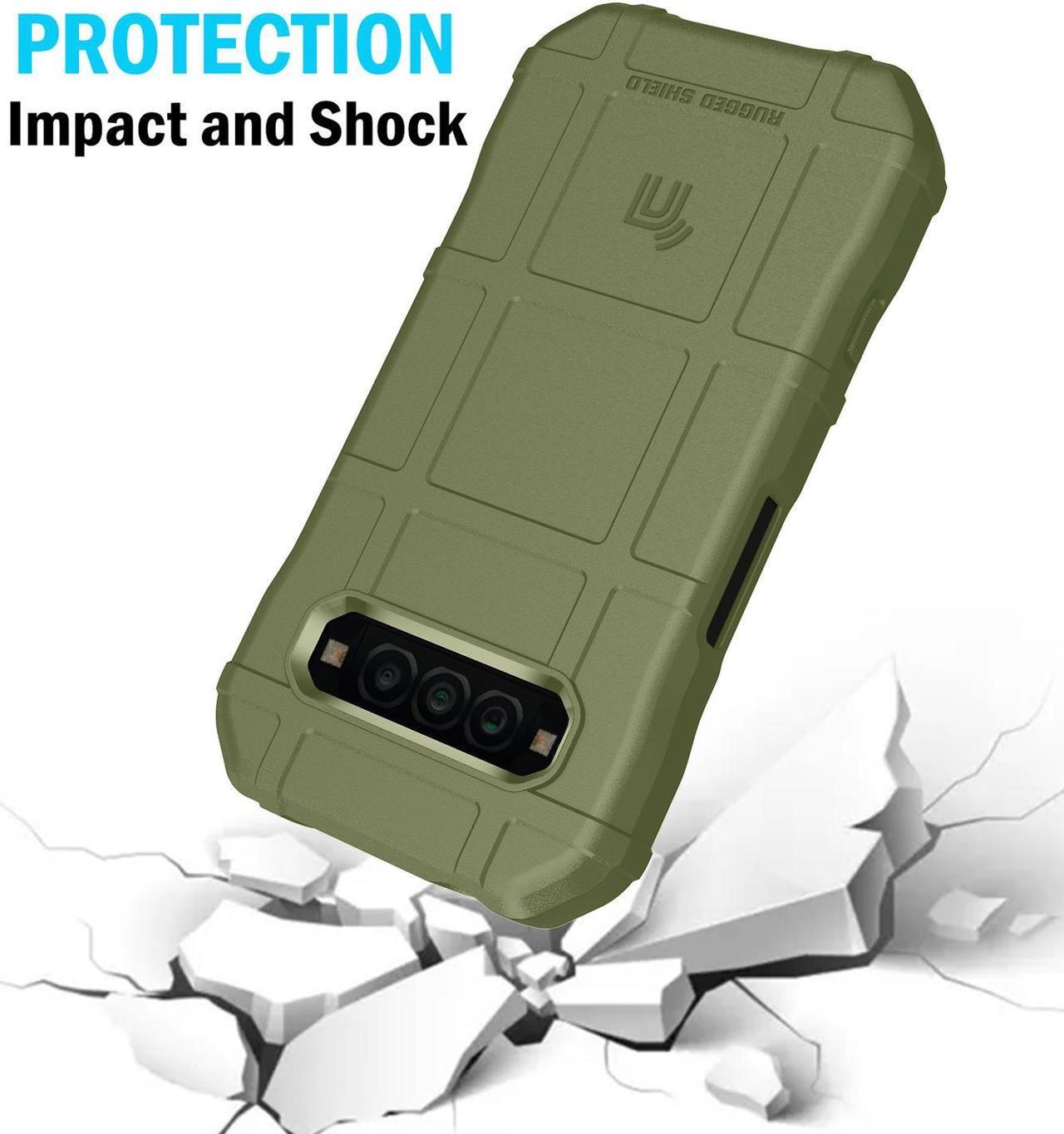 Alt view image 5 of 7 - Special Ops Rugged Case and Belt Clip for Kyocera DuraForce Pro 3 - Olive Green