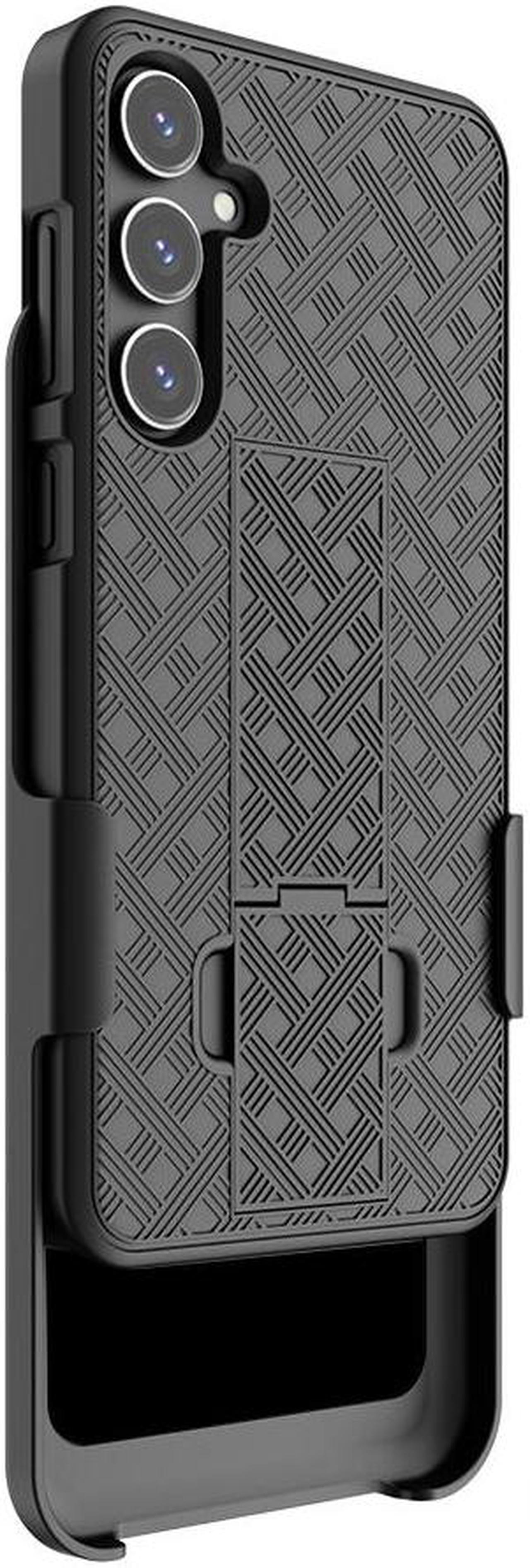 Alt view image 6 of 7 - Slim Case and Belt Clip Combo for Samsung Galaxy S23 FE Phone (2023) - Black