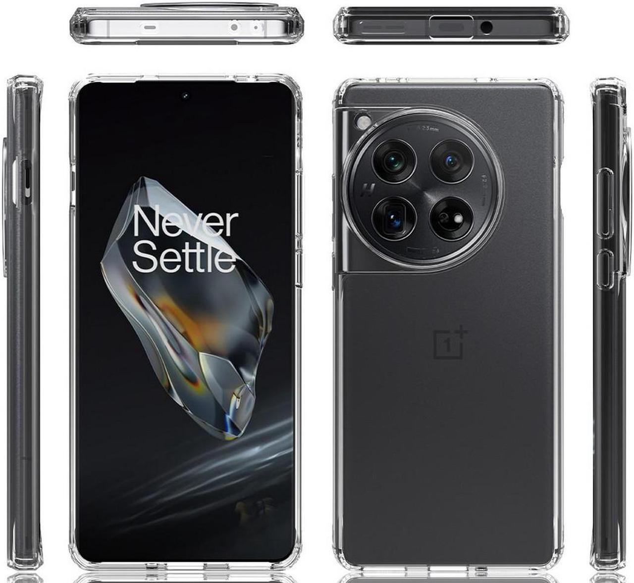 Alt view image 7 of 7 - AquaFlex Anti-Shock Clear Case Slim Cover for Oneplus 12