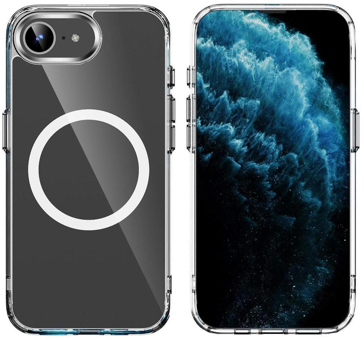 Alt view image 2 of 7 - Clear Acrylic TPU Case for iPhone 16e Phone (2025) - Compatible with MagSafe