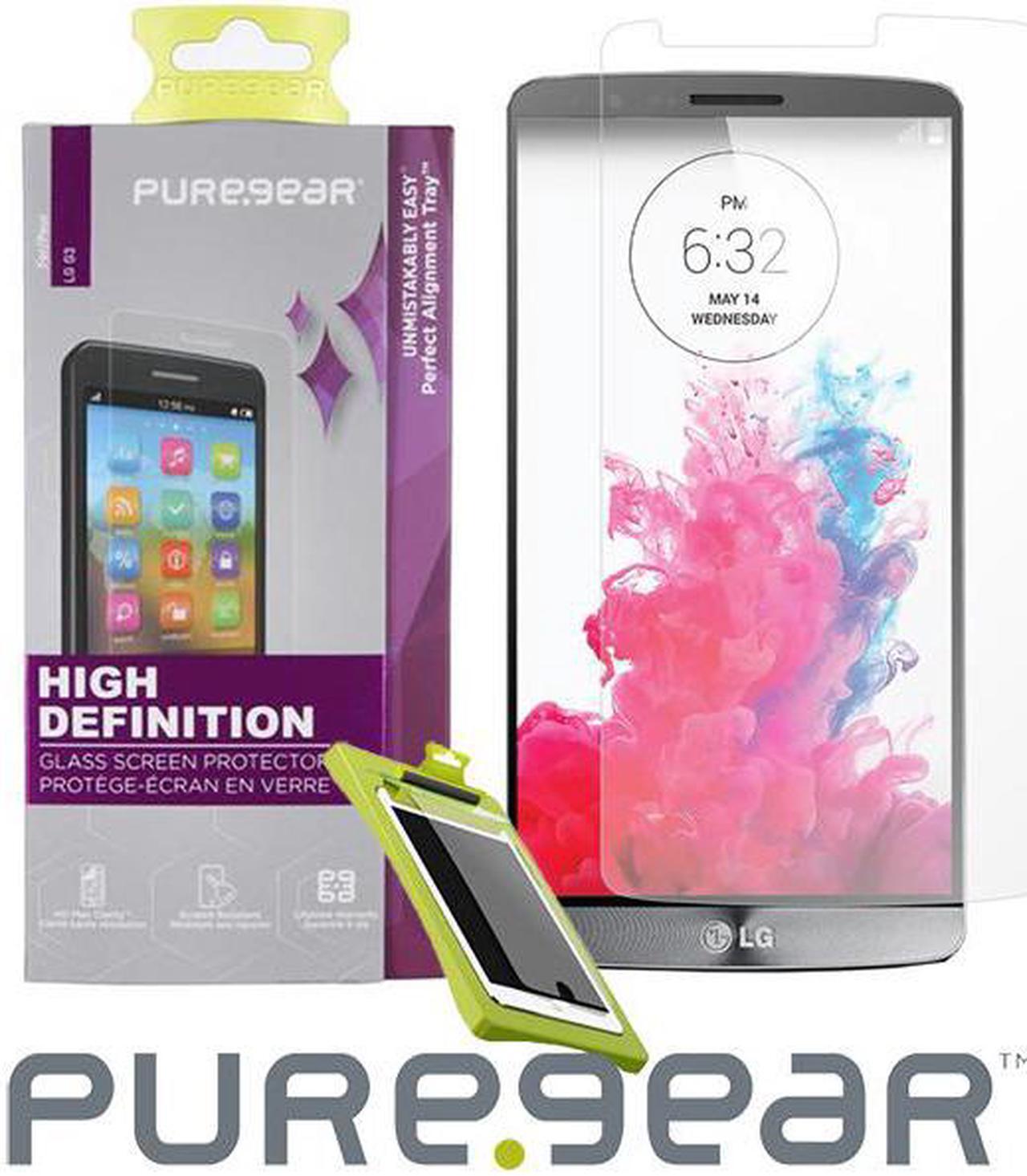 Main image of PUREGEAR PURETEK HARD TEMPERED GLASS SCREEN PROTECTOR + KIT TRAY FOR LG G3