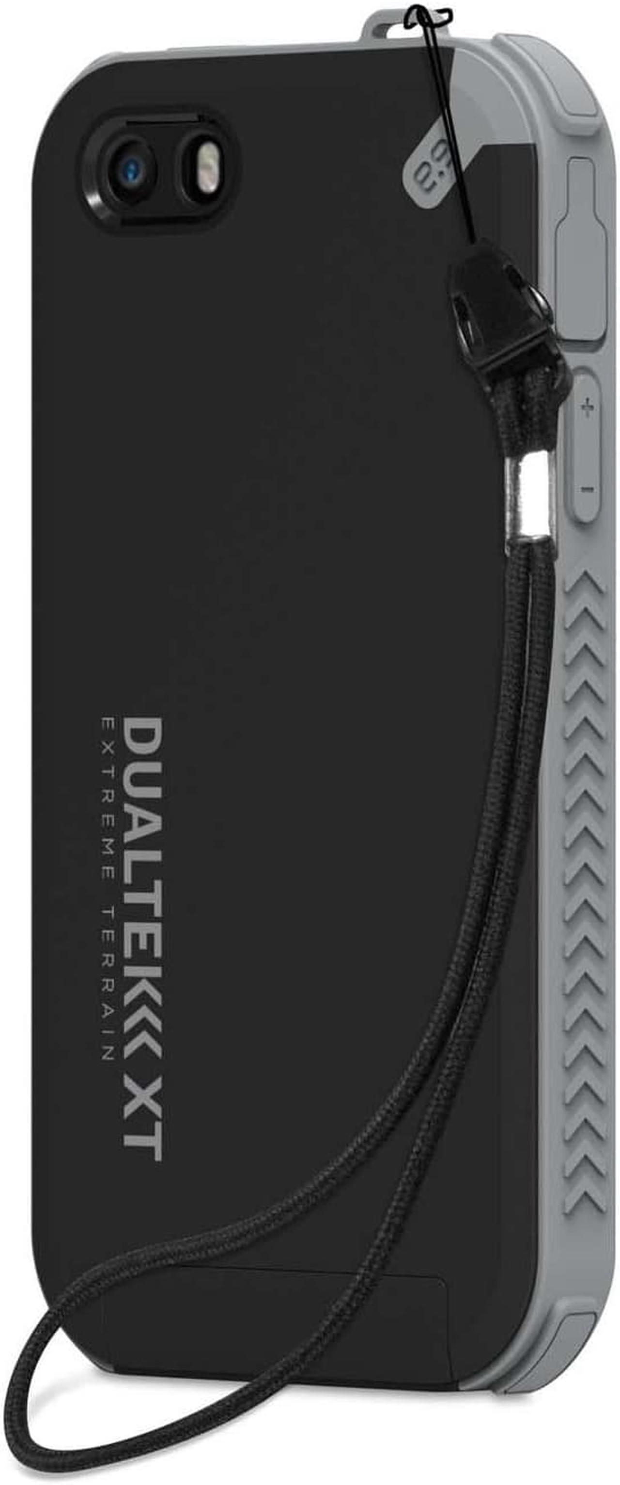 Alt view image 3 of 10 - PUREGEAR BLACK/GRAY DUALTEK-XT CASE BUILT-IN SCREEN PROTECTOR FOR iPHONE 5 5s