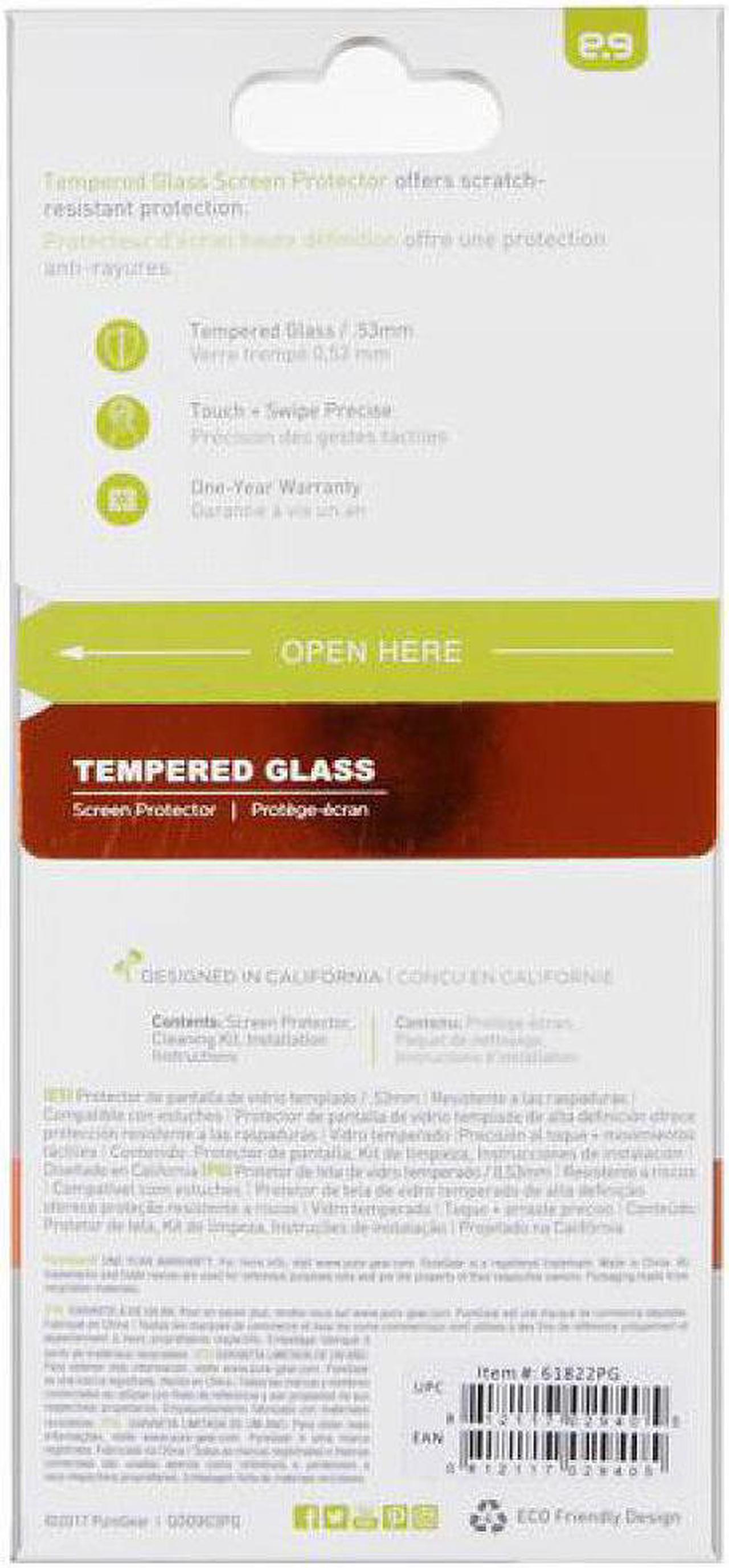 Alt view image 3 of 4 - PUREGEAR HARD 9H TEMPERED GLASS SCREEN PROTECTOR GUARD FOR MOTOROLA MOTO Z FORCE