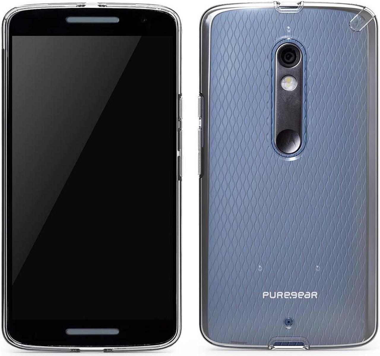Alt view image 5 of 8 - PUREGEAR SLIM SHELL CLEAR CASE HARD COVER FOR MOTOROLA DROID MAXX 2 XT1565