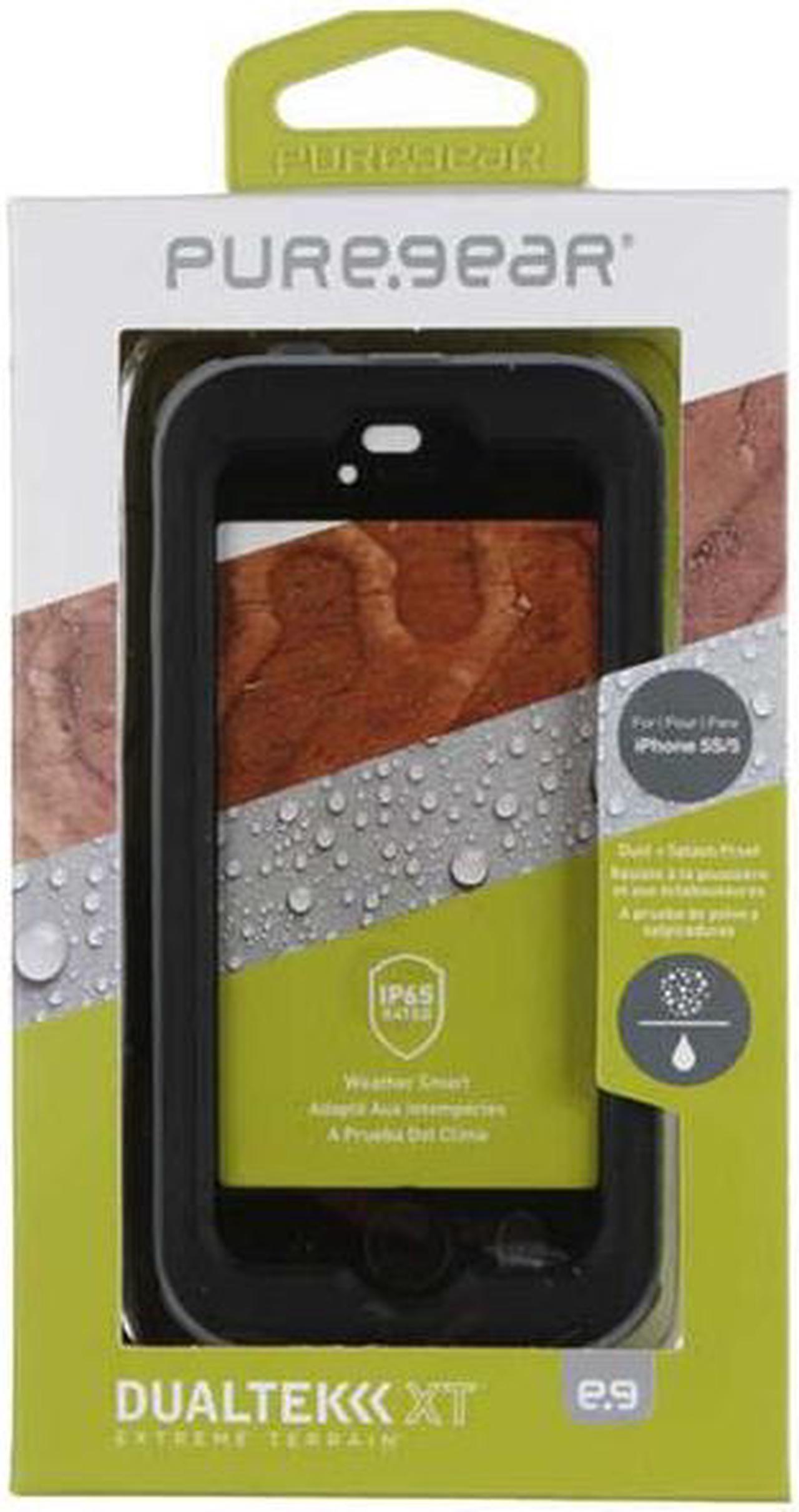 Alt view image 10 of 10 - PUREGEAR BLACK/GRAY DUALTEK-XT CASE BUILT-IN SCREEN PROTECTOR FOR iPHONE 5 5s